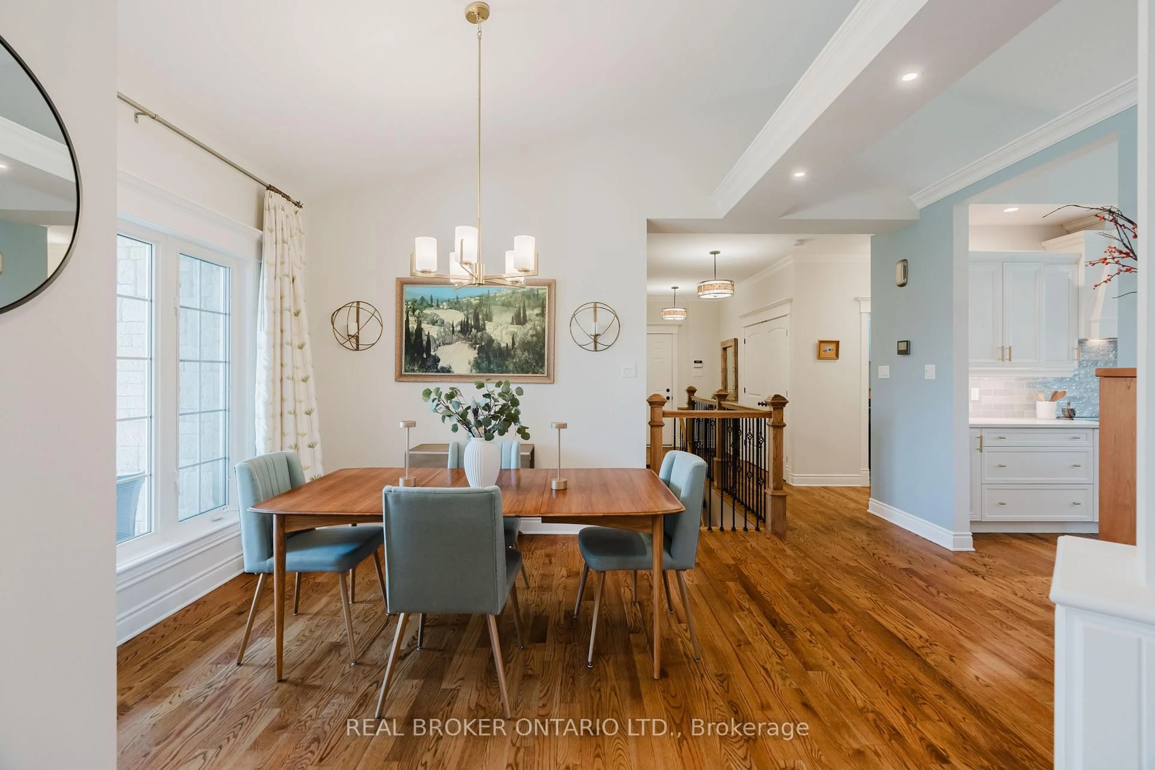 Dining room, wood/laminate floor for 6767 Stanmore St, Ottawa Ontario K4P 0A6