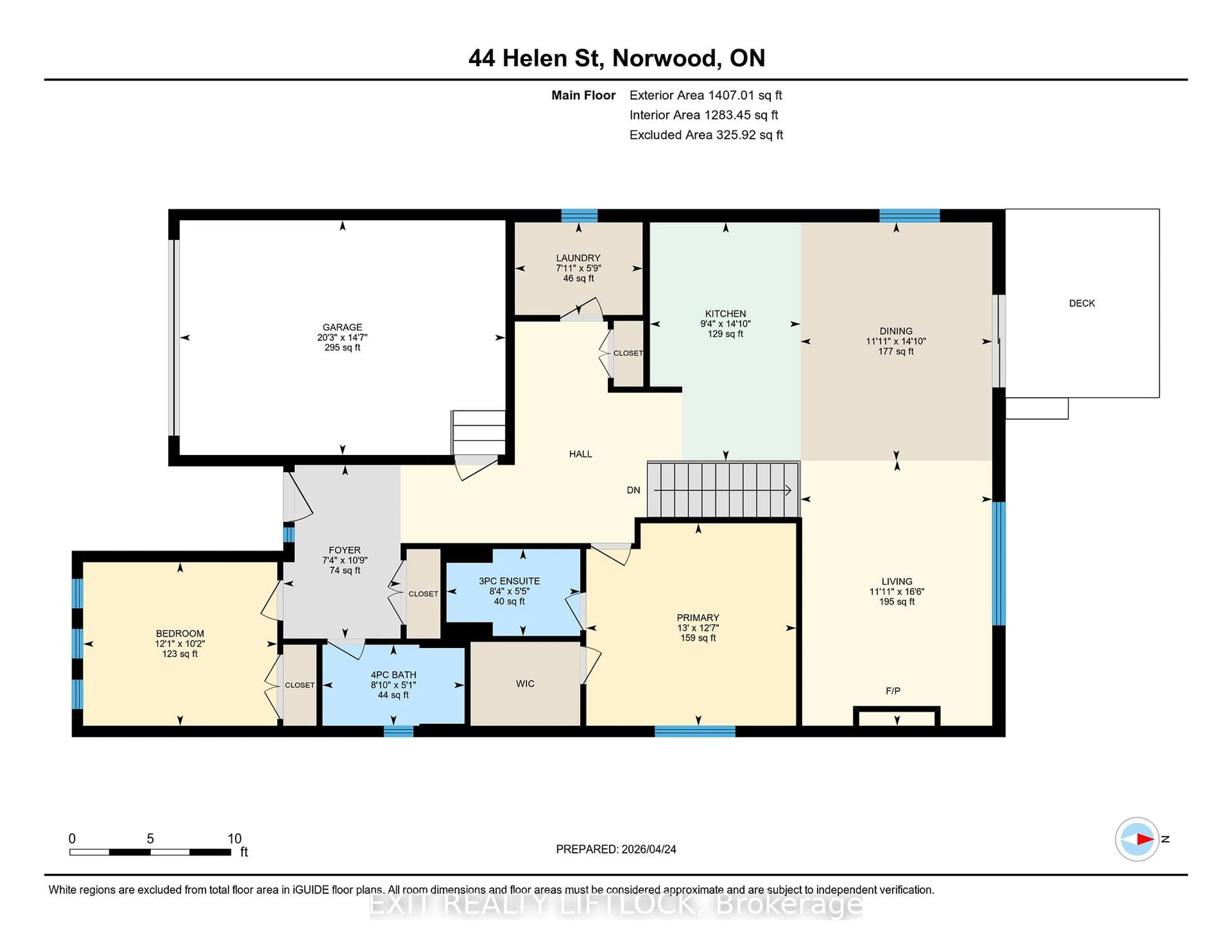 Floor plan for 44 Helen St, Asphodel-Norwood Ontario K0L 2V0