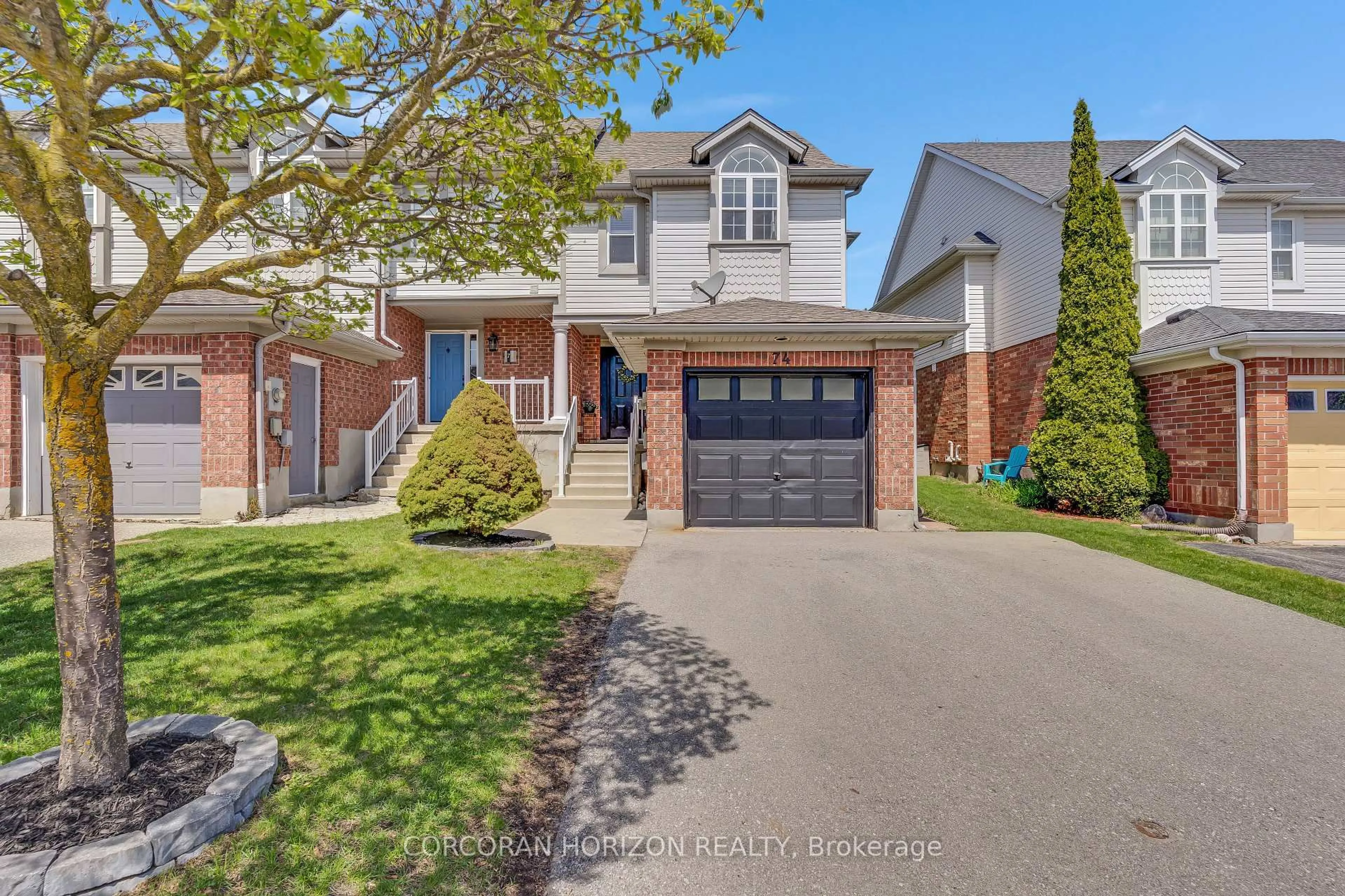 Home with brick exterior material, street for 74 Elma Pl, Cambridge Ontario N3C 4E7