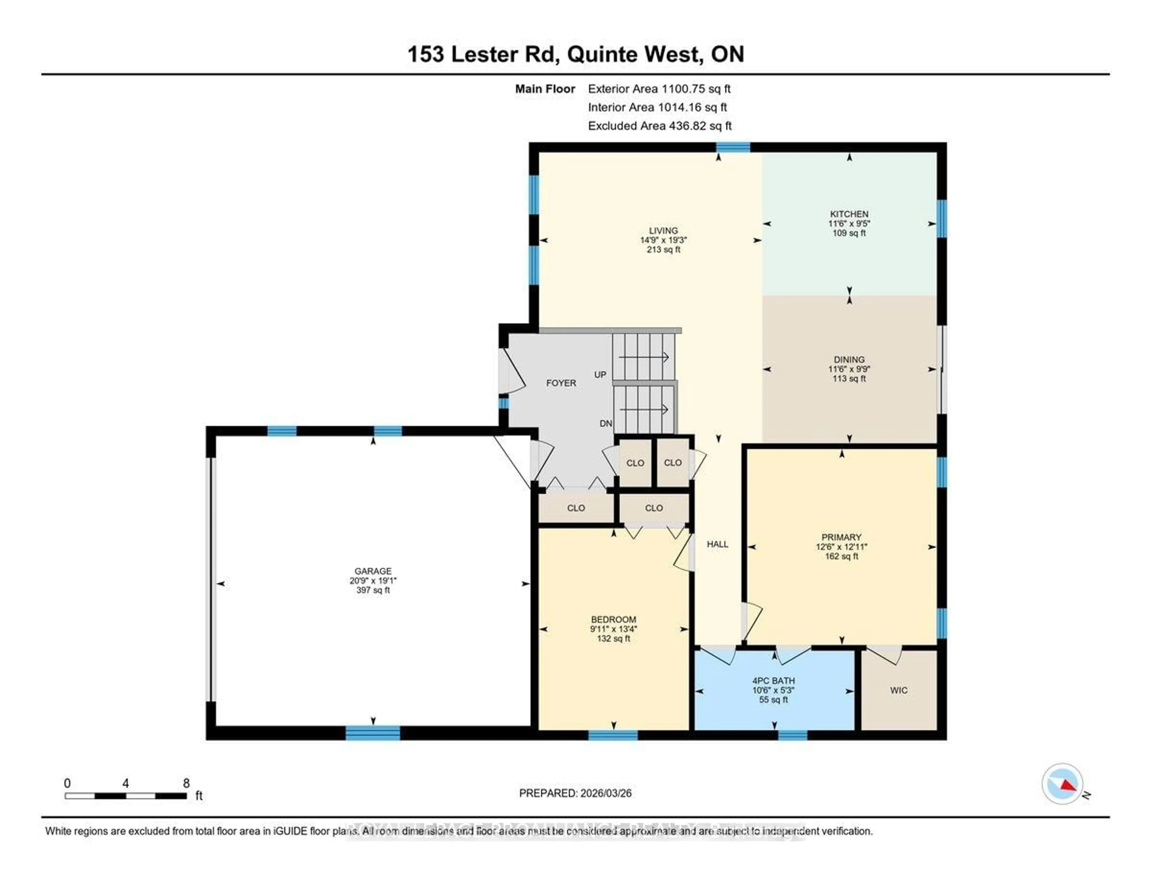 Floor plan for 153 Lester Rd, Quinte West Ontario K8V 0C2