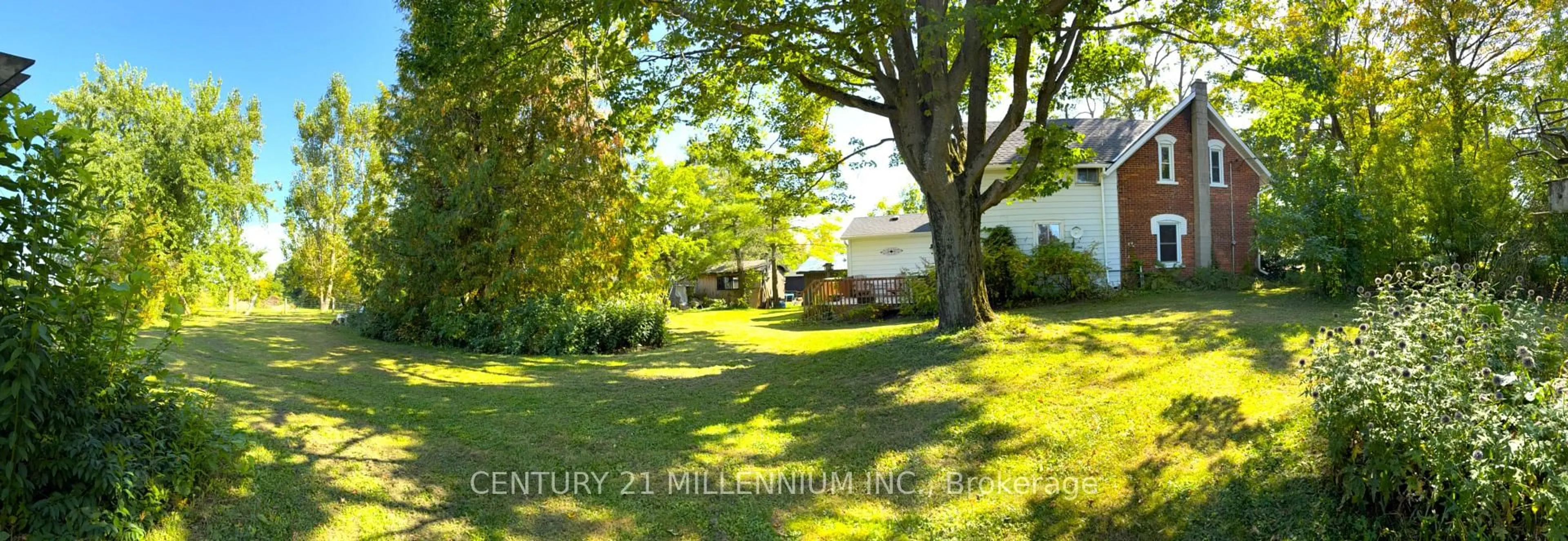 A pic from outside/outdoor area/front of a property/back of a property/a pic from drone, street for 598323 2nd Line, Mulmur Ontario L9V 0B6