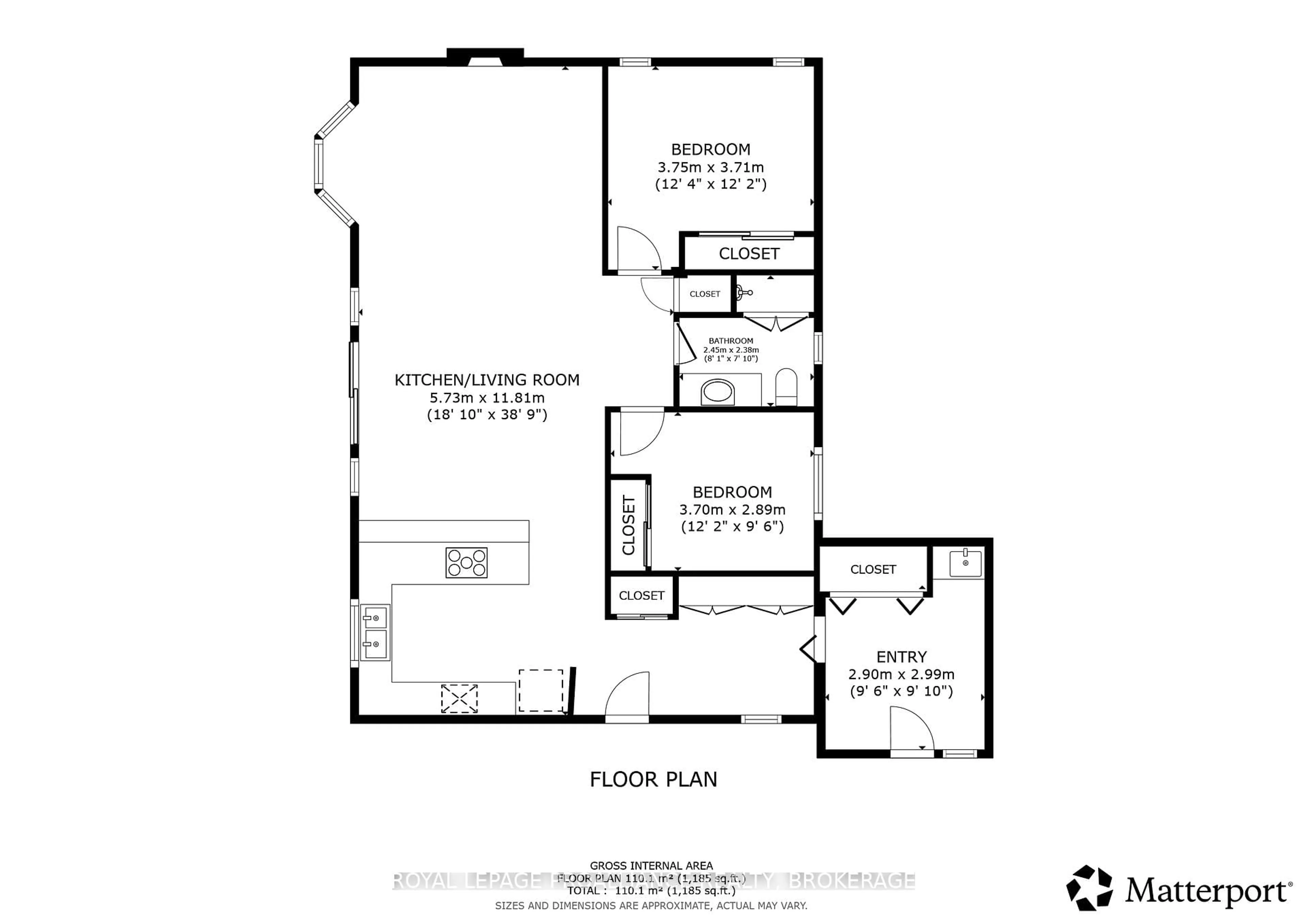 Floor plan for 471 Stafford Lane, Seeley's Bay Ontario K0H 2N0