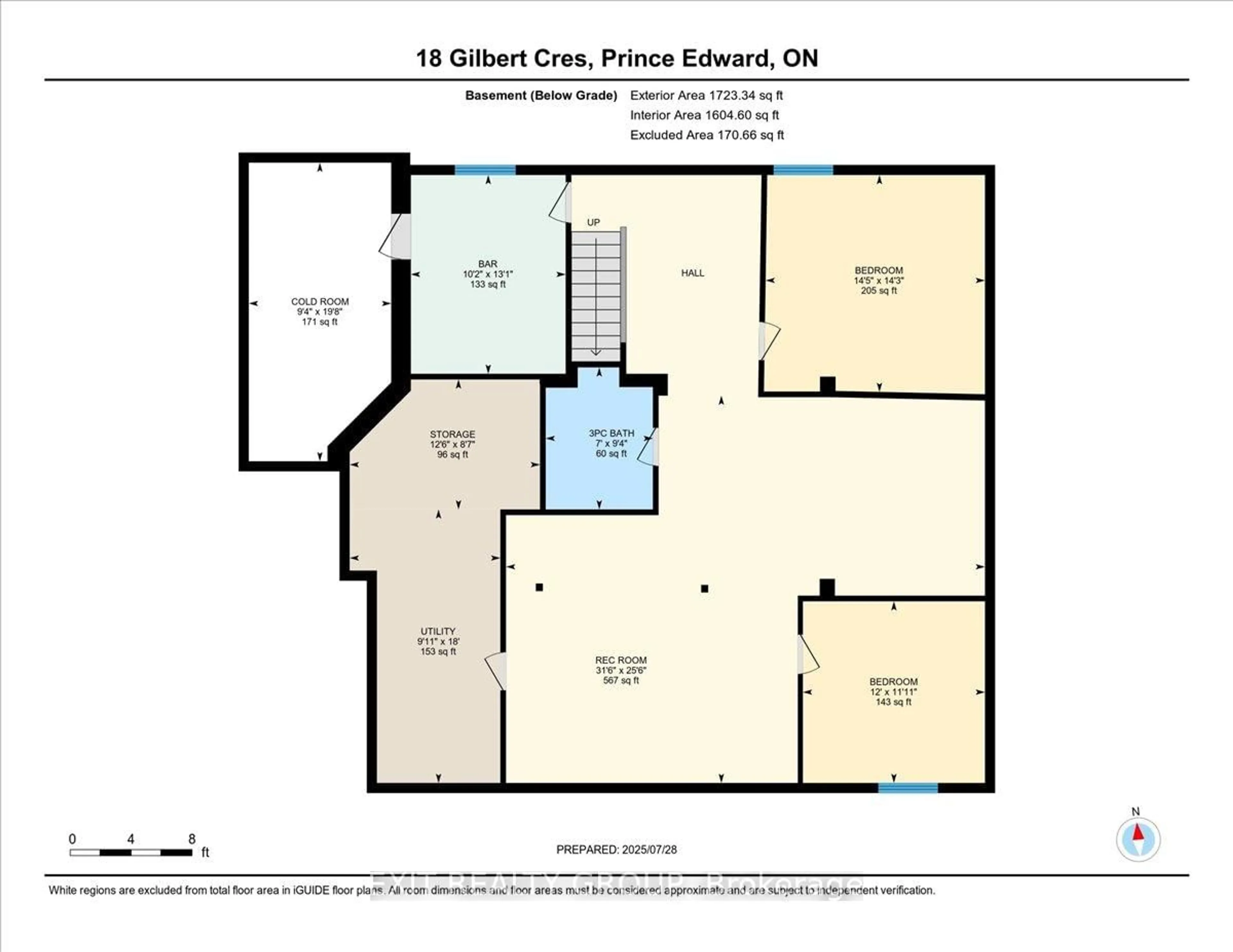 Floor plan for 18 Gilbert Cres, Prince Edward County Ontario K0K 3L0