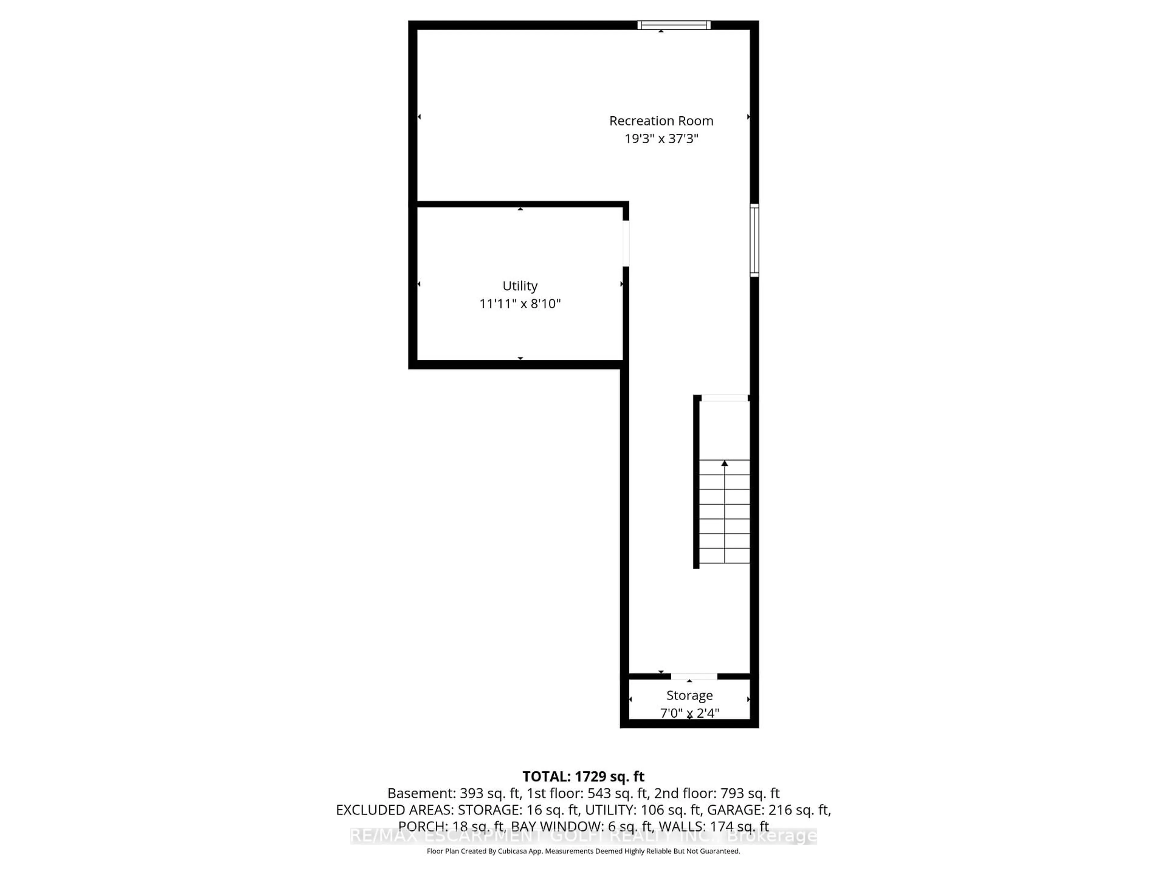 Floor plan for 307 Highway 8 #7, Hamilton Ontario L8G 1E5
