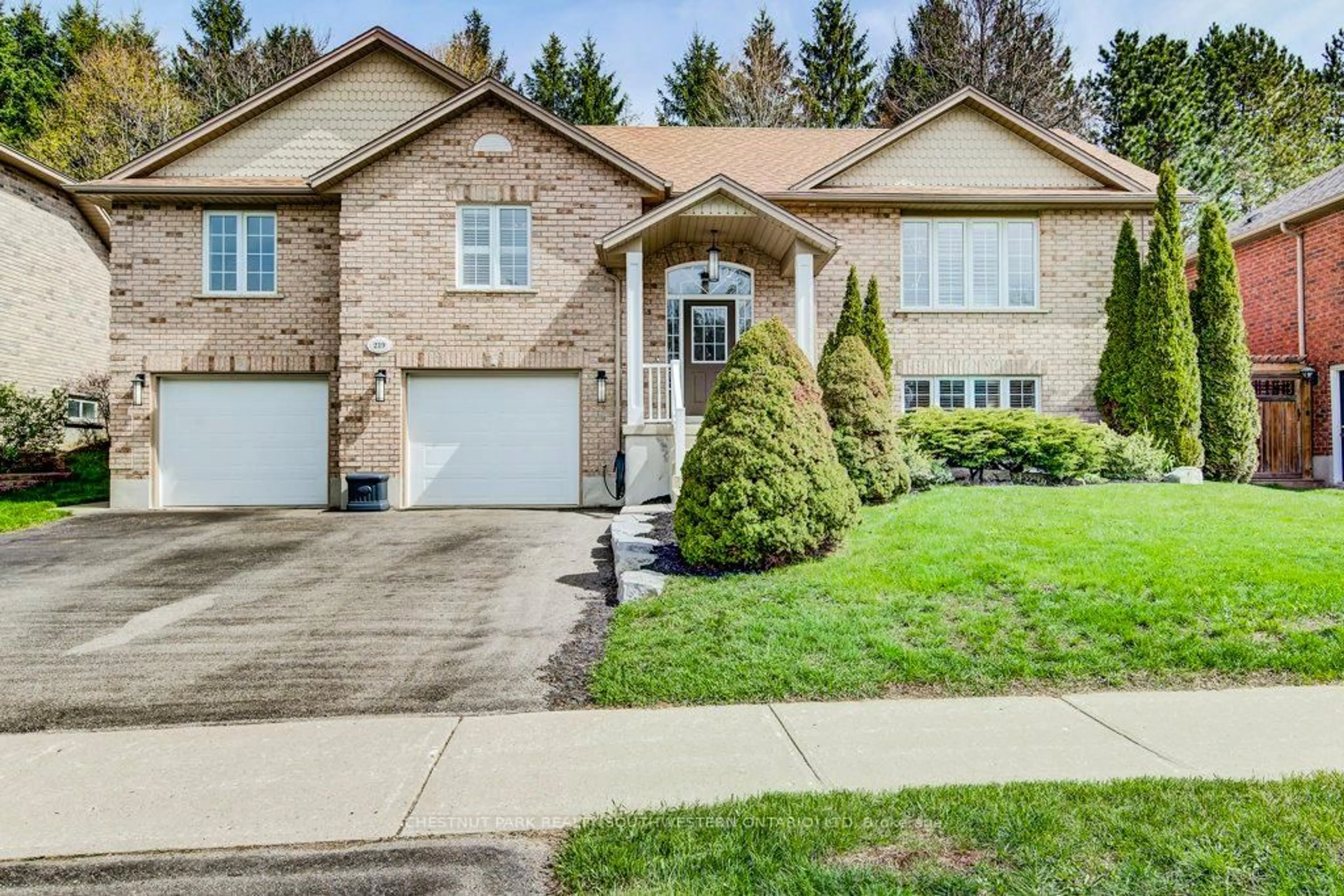 Home with brick exterior material, street for 219 Mitchell St, North Dumfries Ontario N0B 1E0