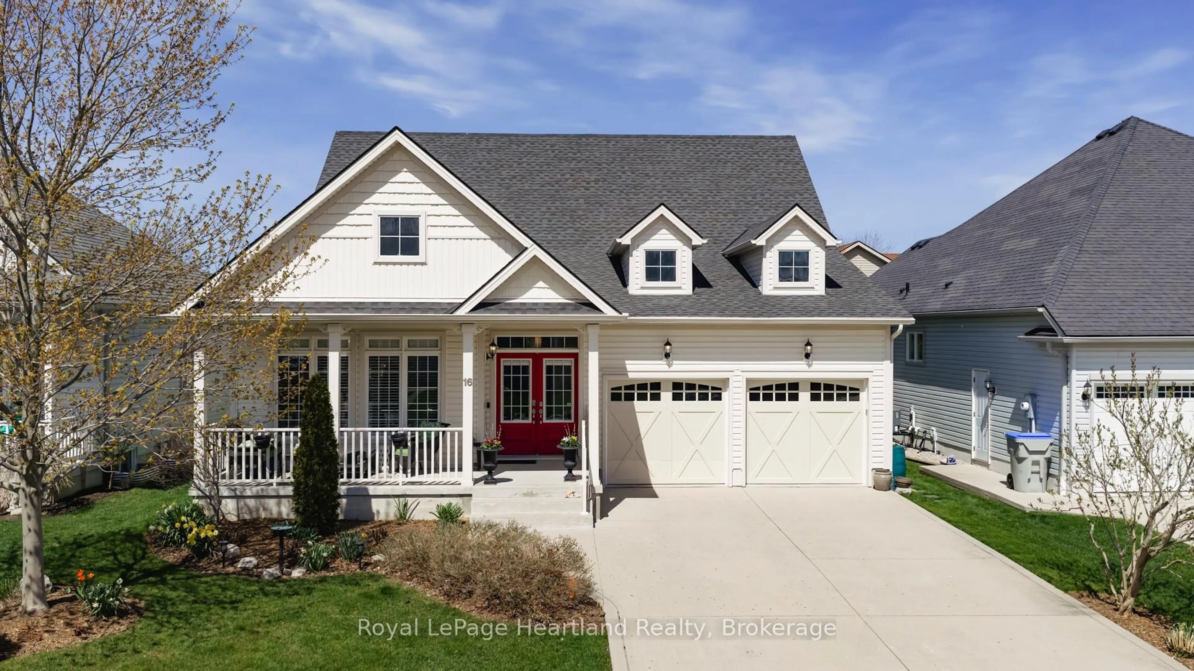 Home with vinyl exterior material, street for 16 Macpherson Ave, Huron East Ontario N0K 1W0