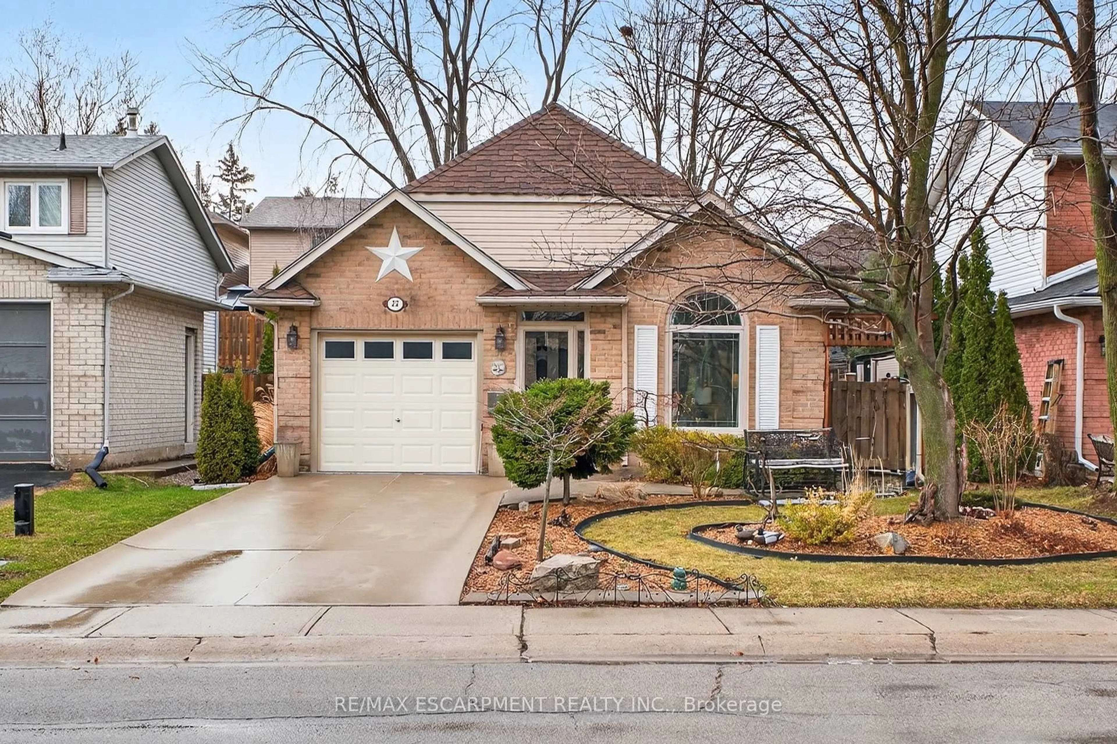 Home with brick exterior material, street for 22 NOVOCO Dr, Hamilton Ontario L9C 7E8