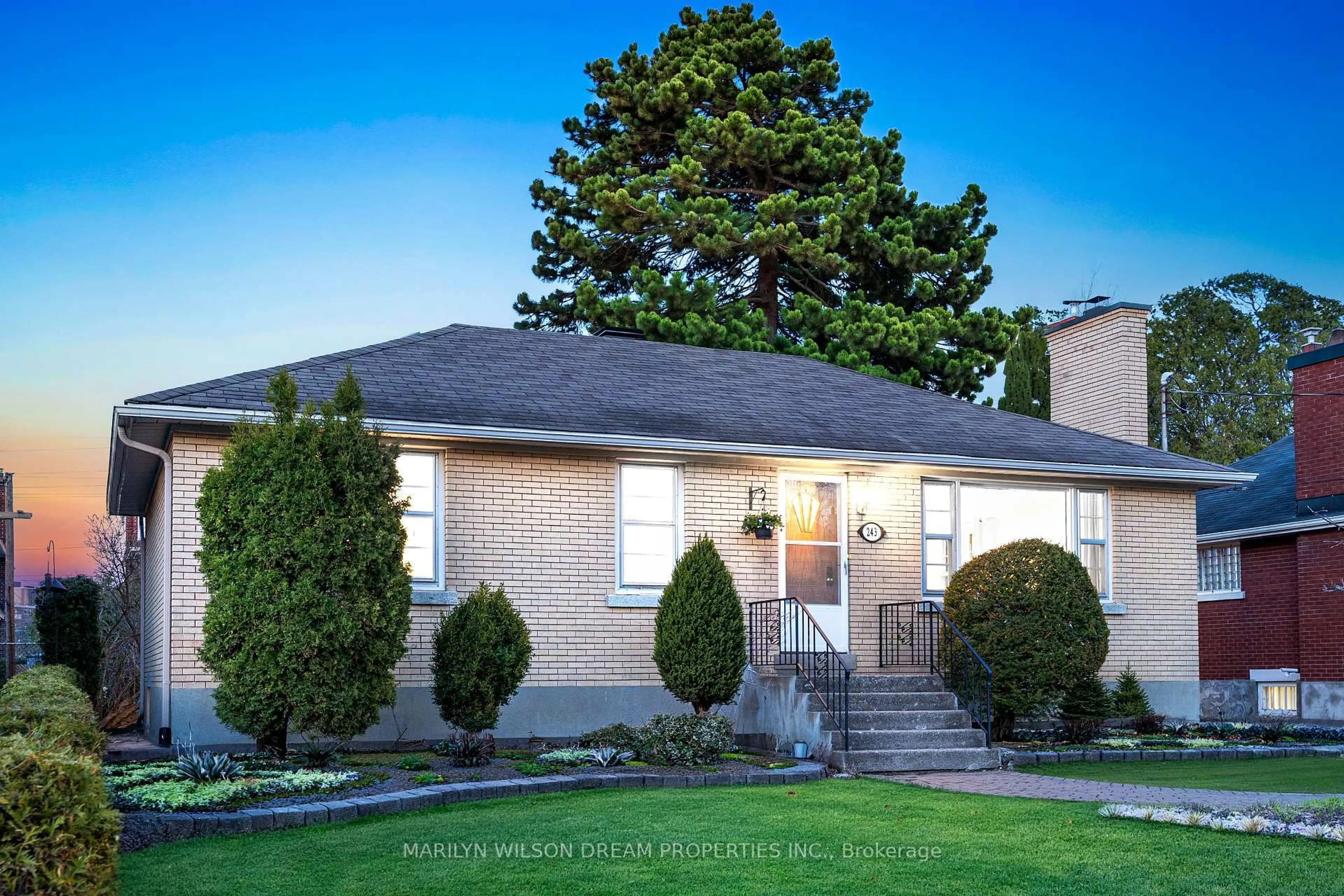 Home with vinyl exterior material, street for 243 Compton Ave, Ottawa Ontario K2B 5A8