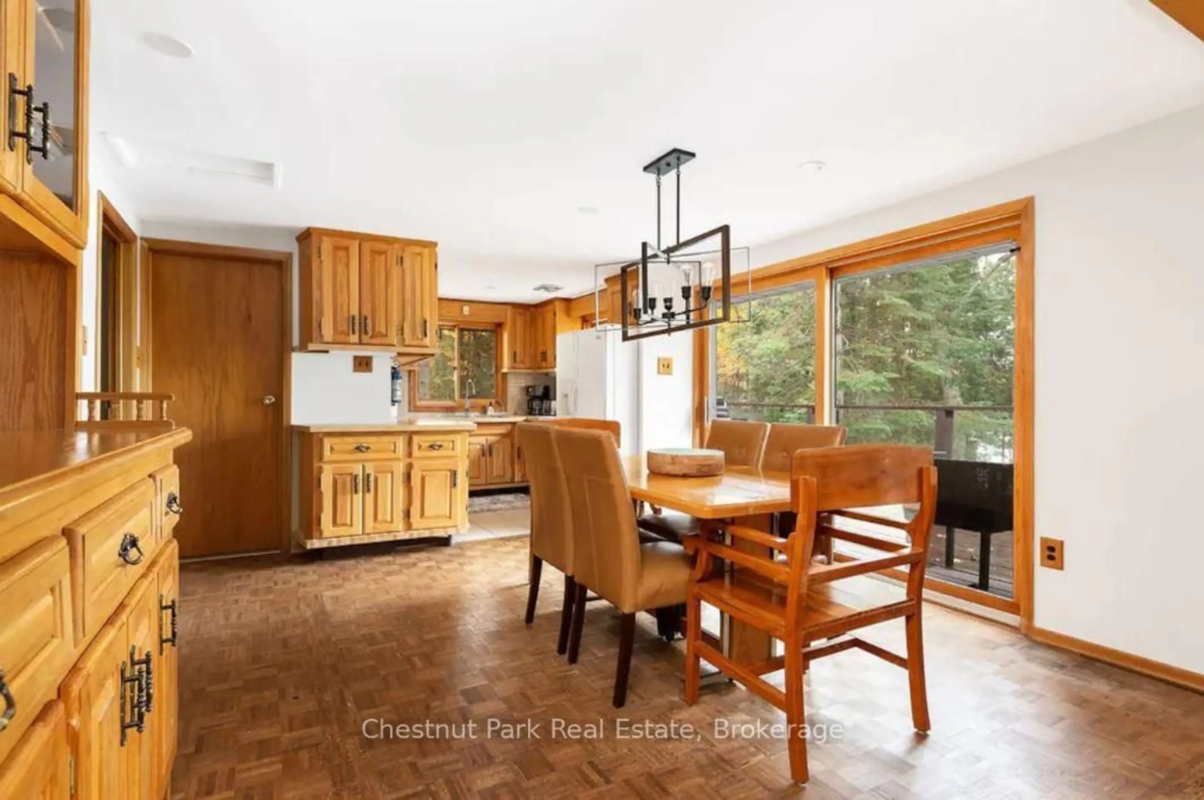 Open concept kitchen, unknown for 275 North Menominee Lake Rd, Lake of Bays Ontario P1J 2J3