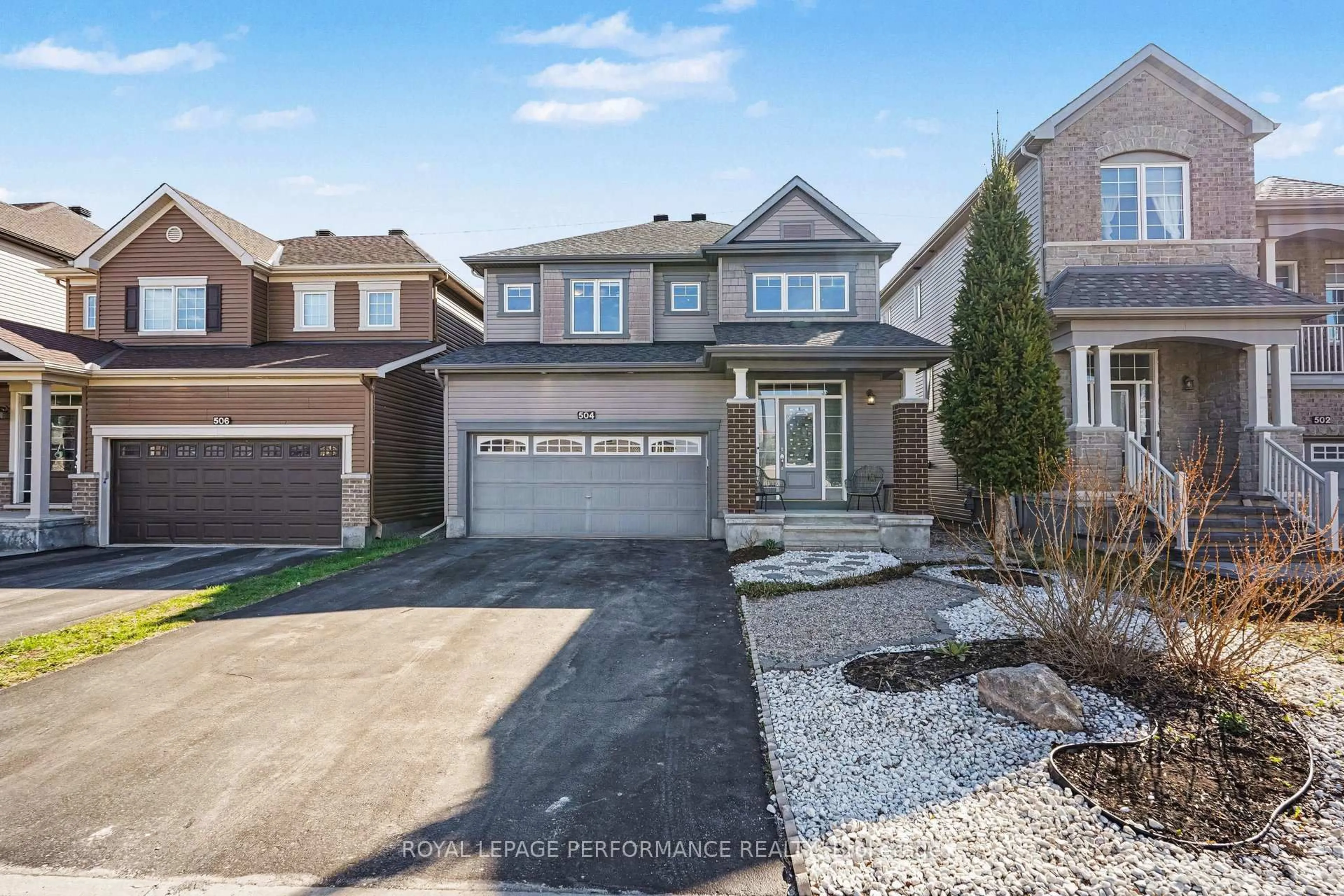 Home with brick exterior material, street for 504 Yellow Birch St, Orleans Ontario K1W 0J3