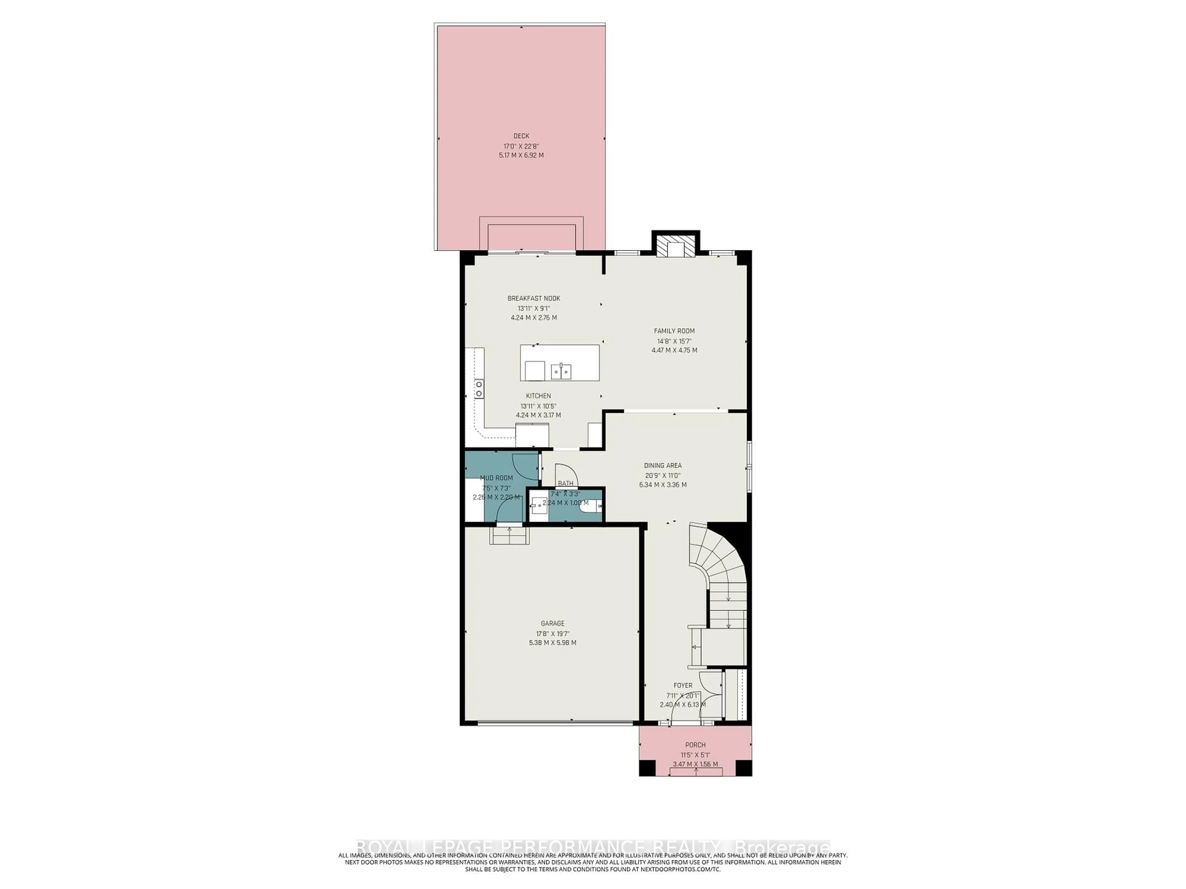 Floor plan for 504 Yellow Birch St, Orleans Ontario K1W 0J3