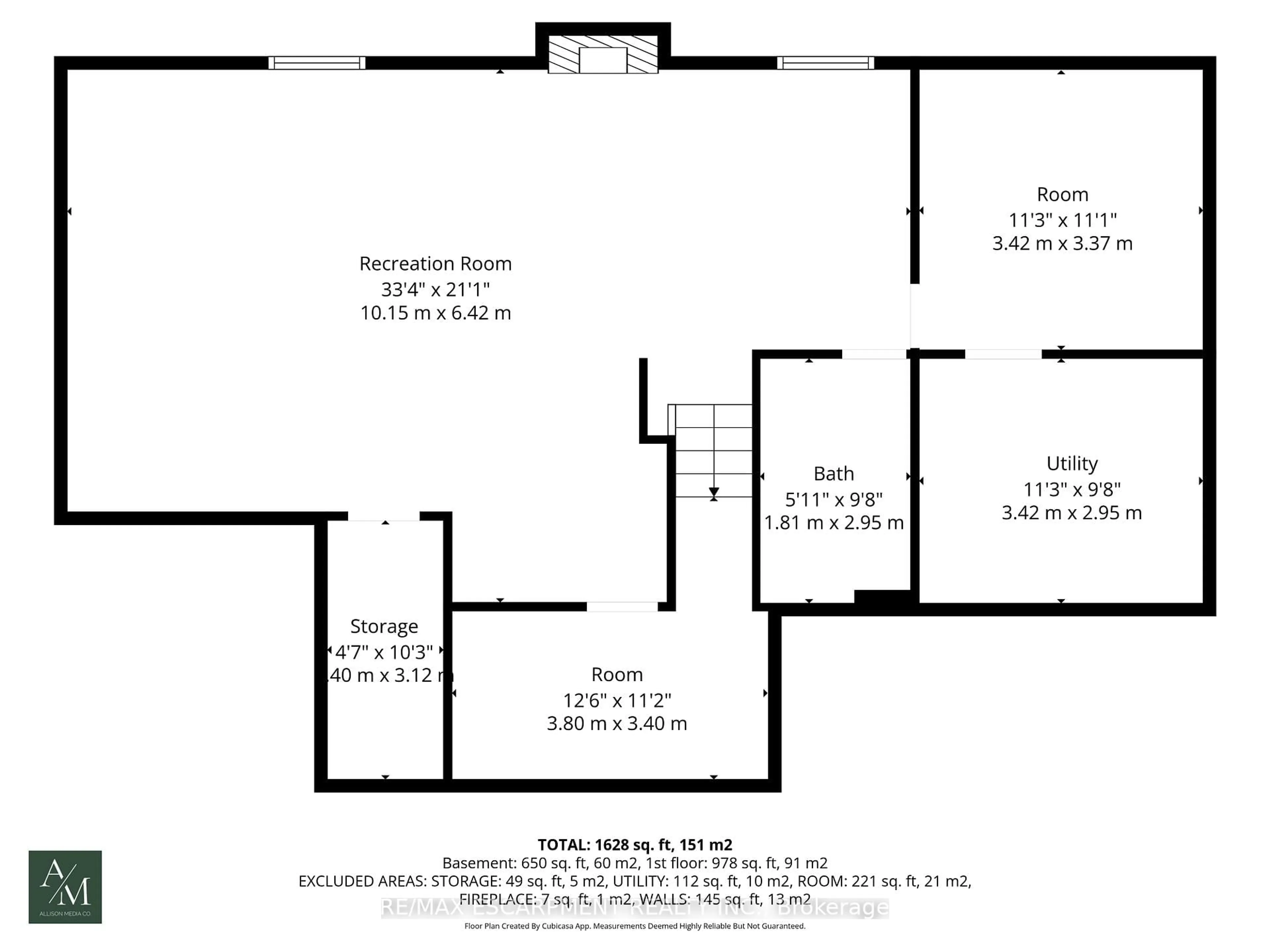 Floor plan for 13 Cascade Crt, St. Catharines Ontario L2P 1T5