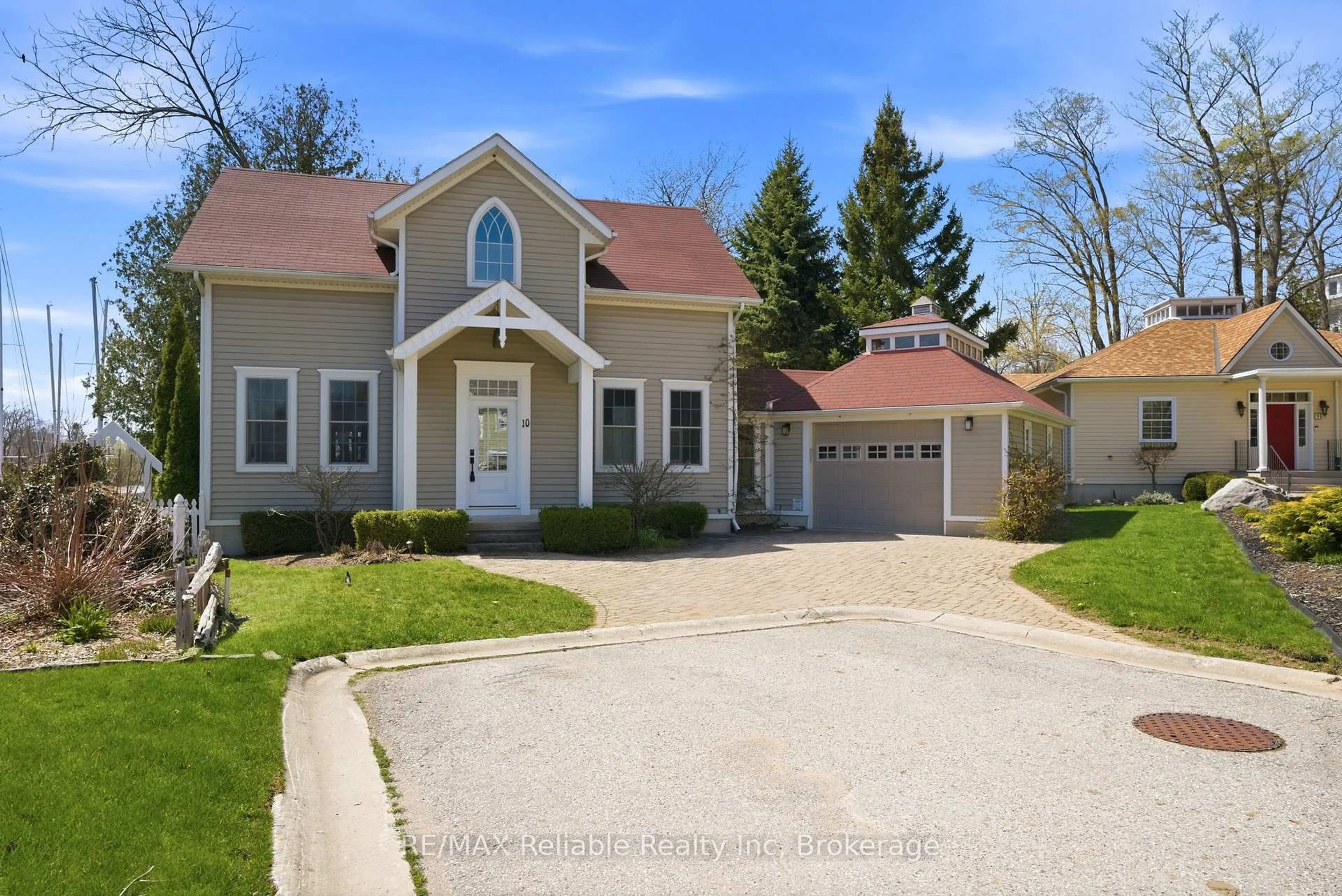 Home with vinyl exterior material, street for 10 Hidden Valley Lane, Bluewater Ontario N0M 1G0