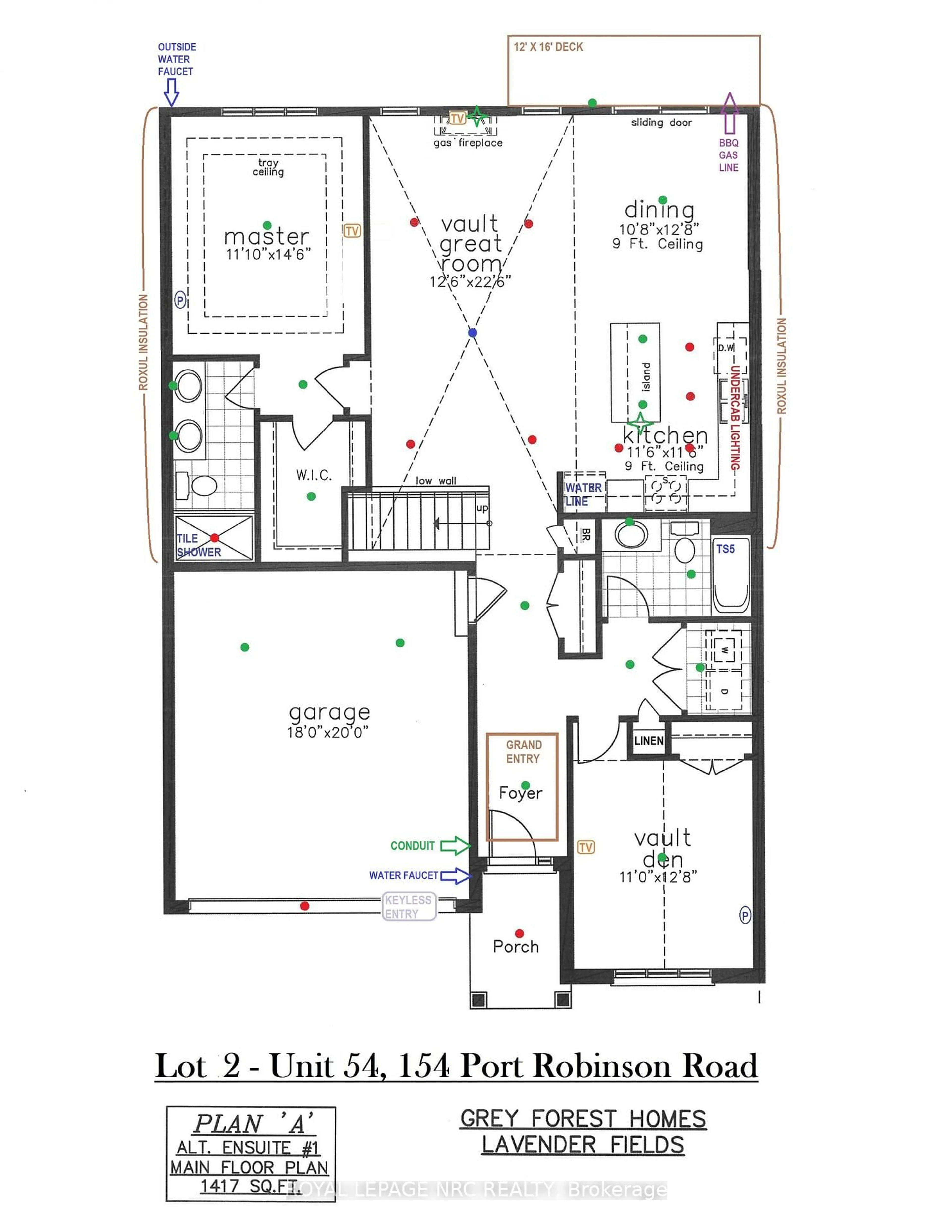 Floor plan for 154 PORT ROBINSON Rd #54, Pelham Ontario L0S 1E6