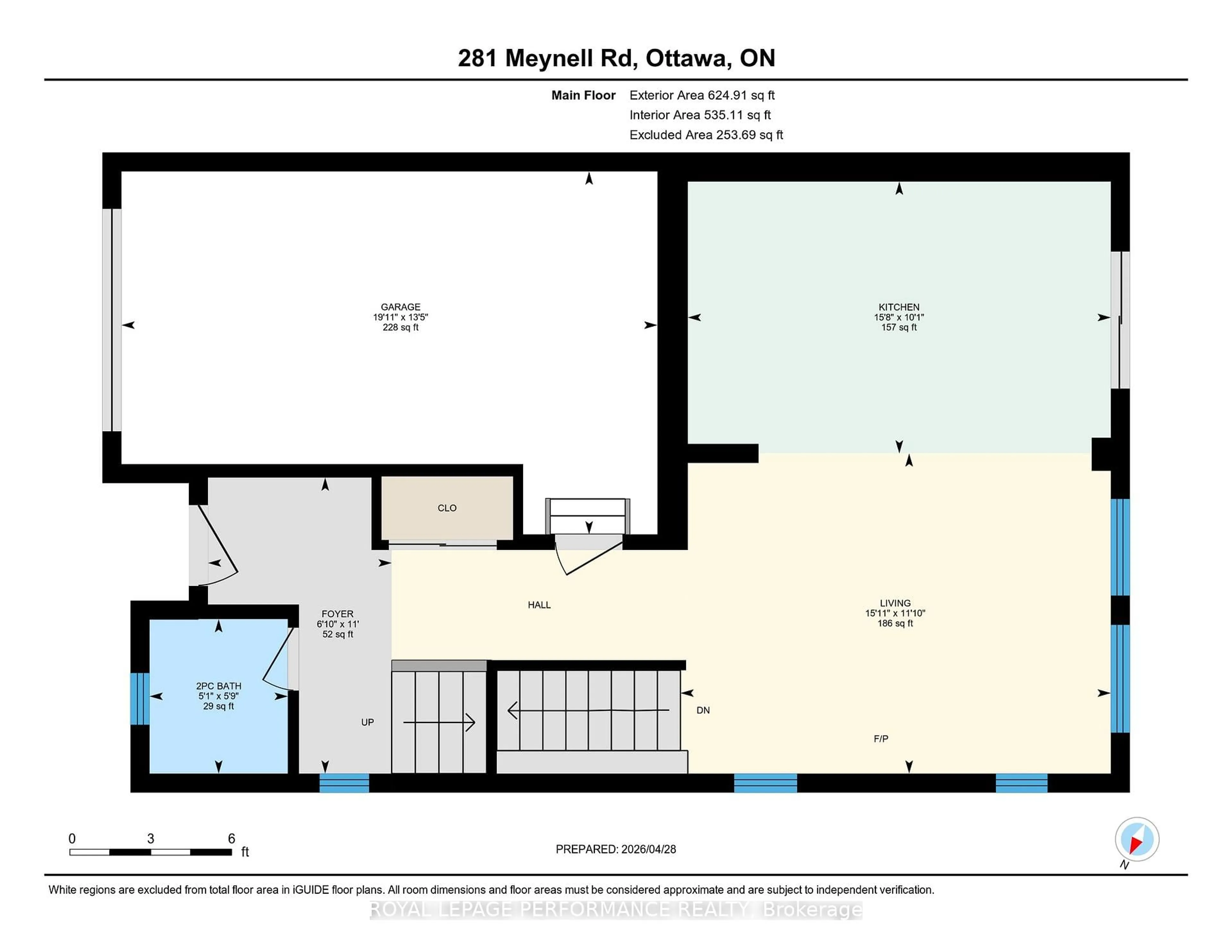 Floor plan for 281 Meynell Rd, Richmond Ontario K0A 2Z0