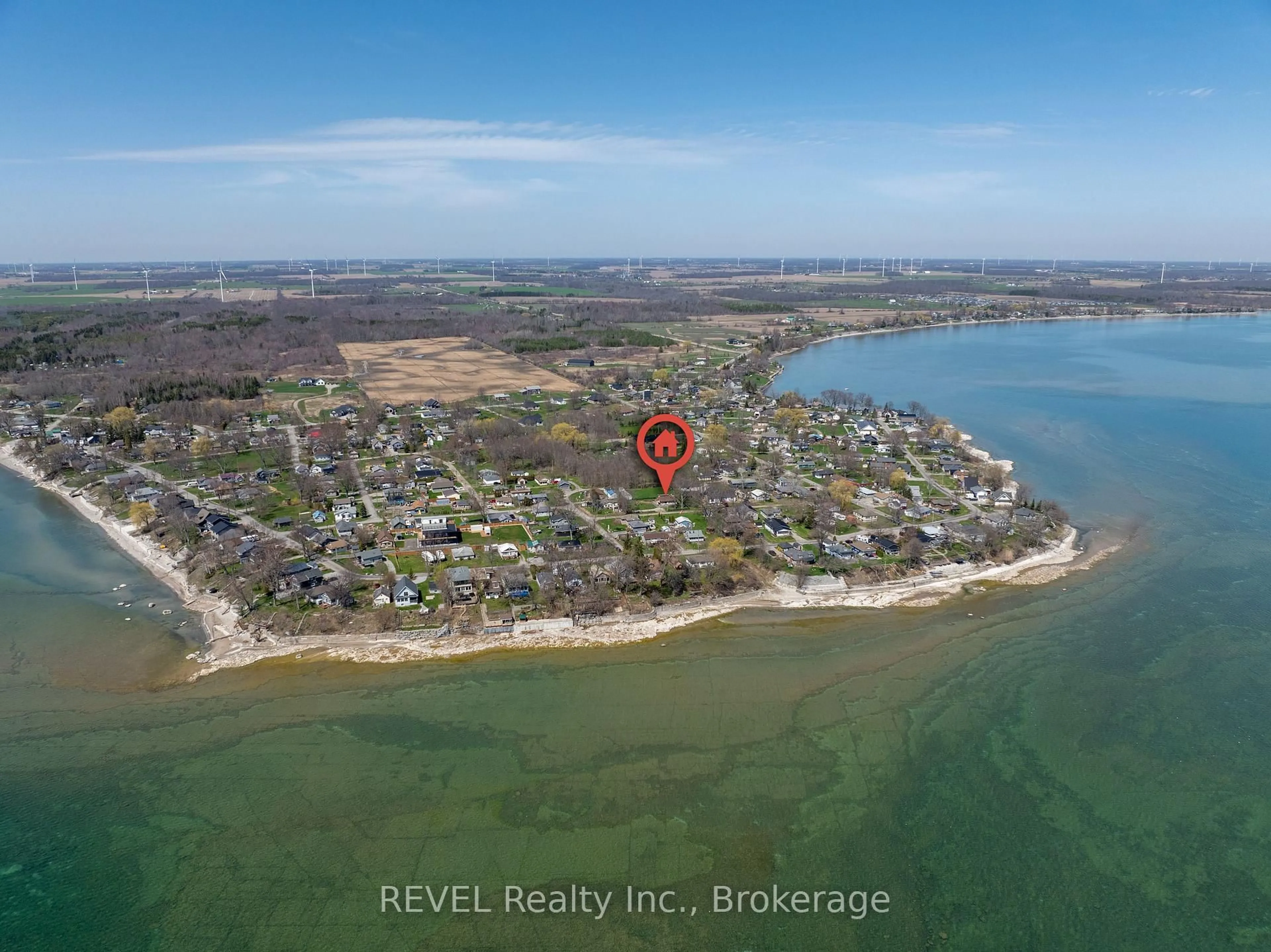 A pic from outside/outdoor area/front of a property/back of a property/a pic from drone, water/lake/river/ocean view for 11 Walter Dr, Haldimand Ontario N0A 1L0