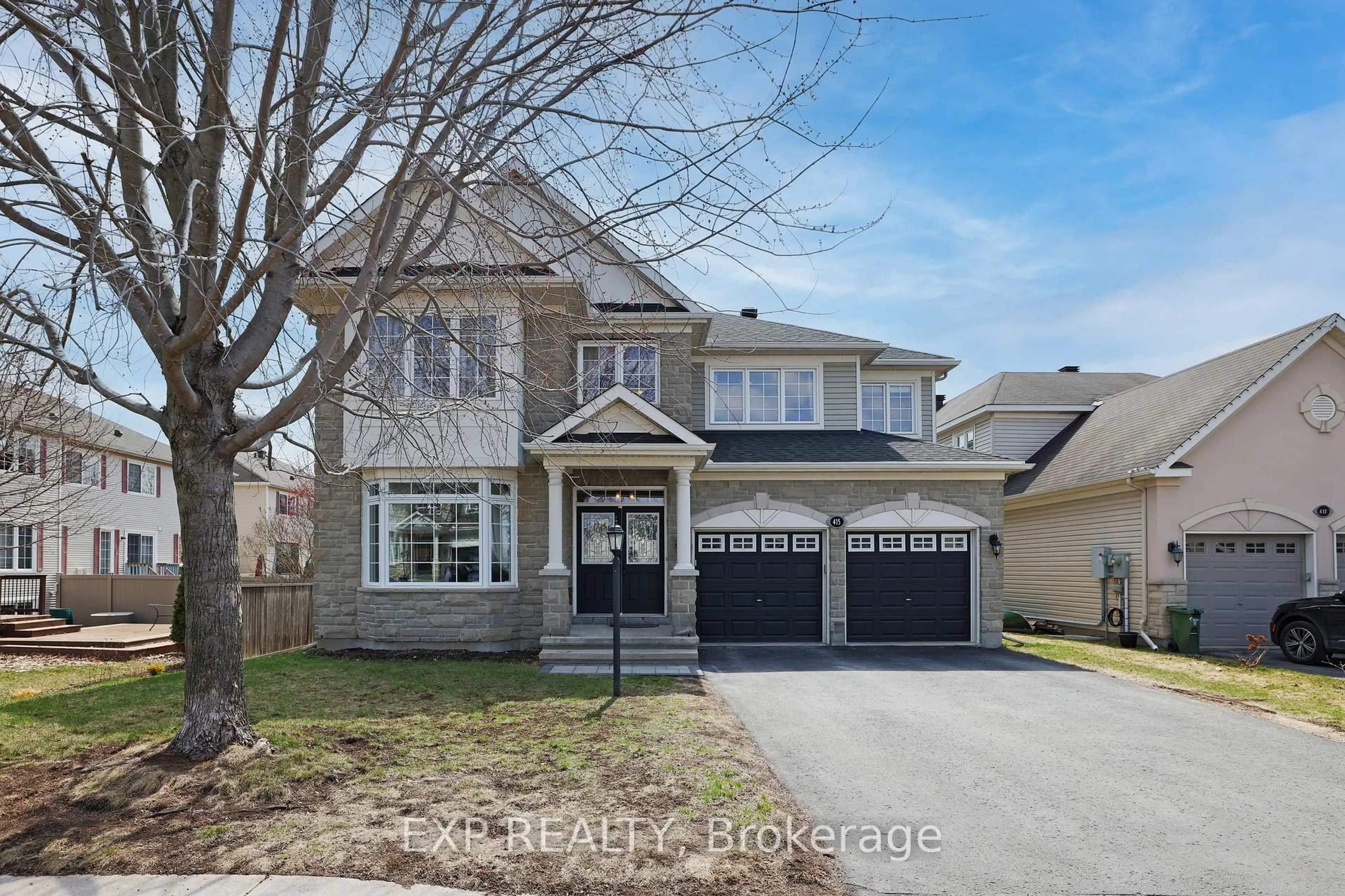 Home with brick exterior material, street for 415 Dundonald Dr, Ottawa Ontario K2J 0G7