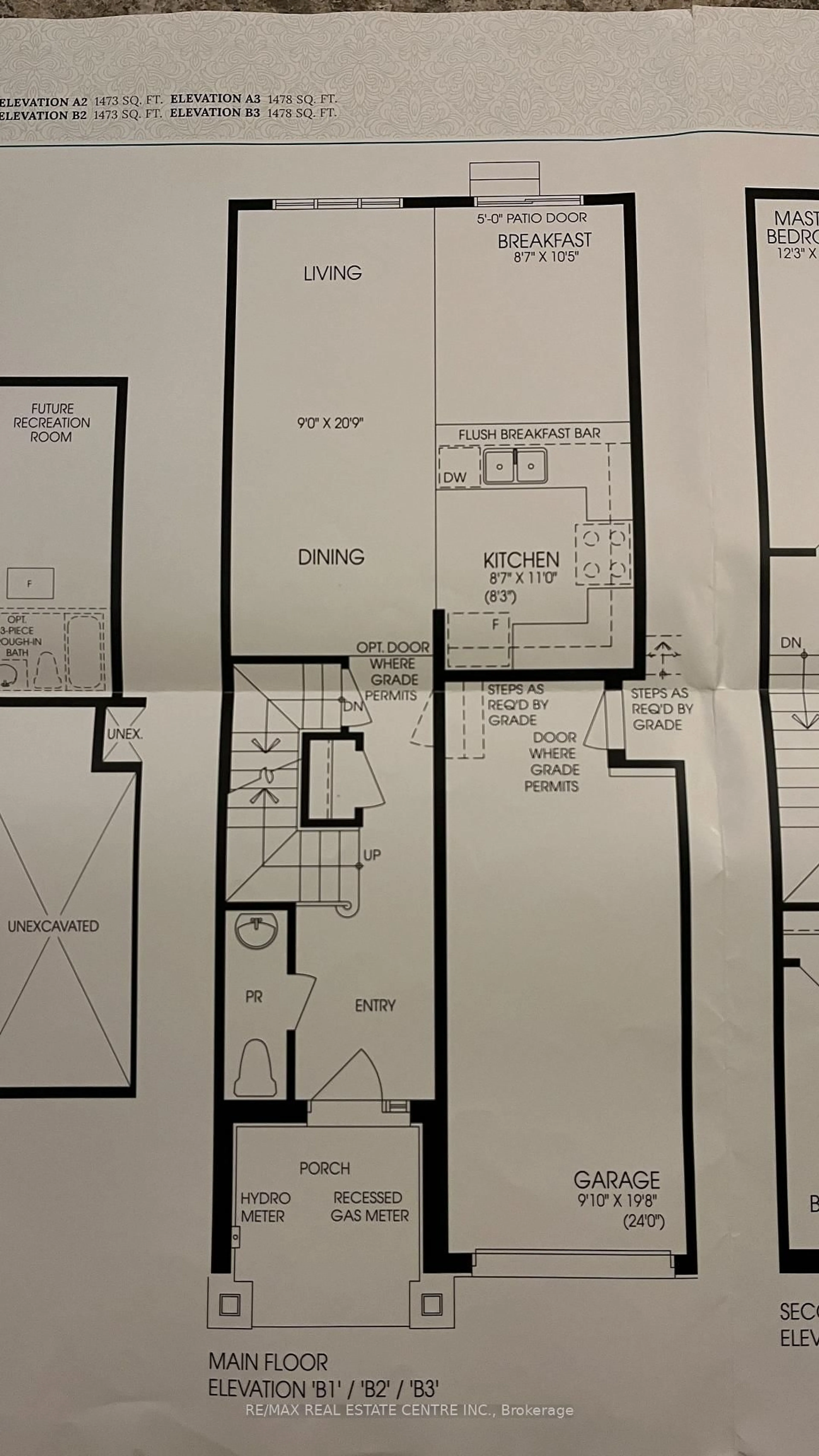Floor plan for 341 Stewart St, Shelburne Ontario L9V 3X1