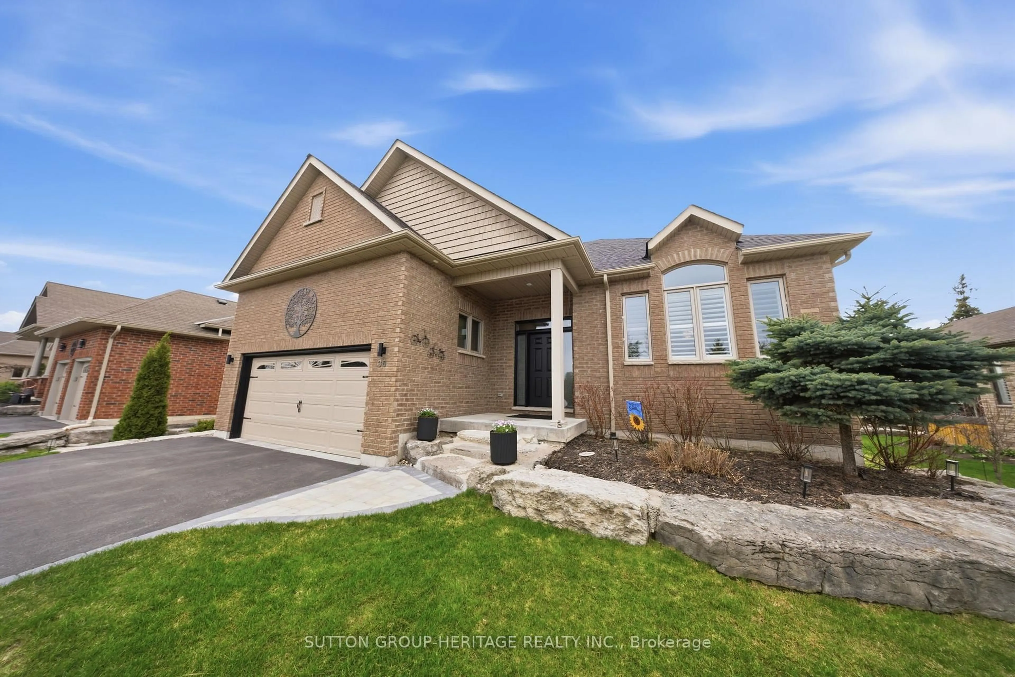 Home with brick exterior material, street for 36 Huntingwood Cres, Kawartha Lakes Ontario K0M 1A0