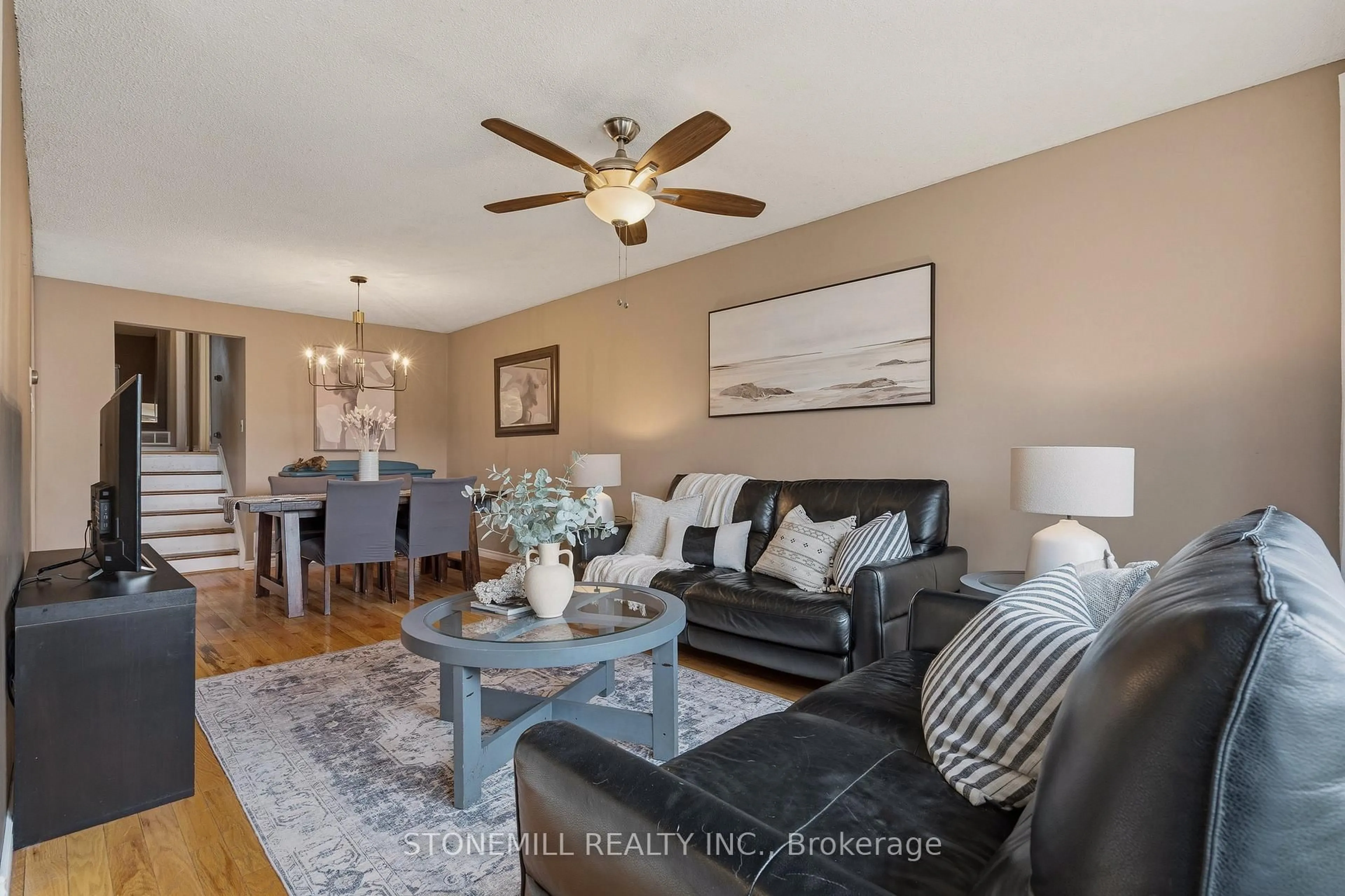 Living room with furniture, unknown for 19 Golden Orchard Dr, Hamilton Ontario L9C 6J2