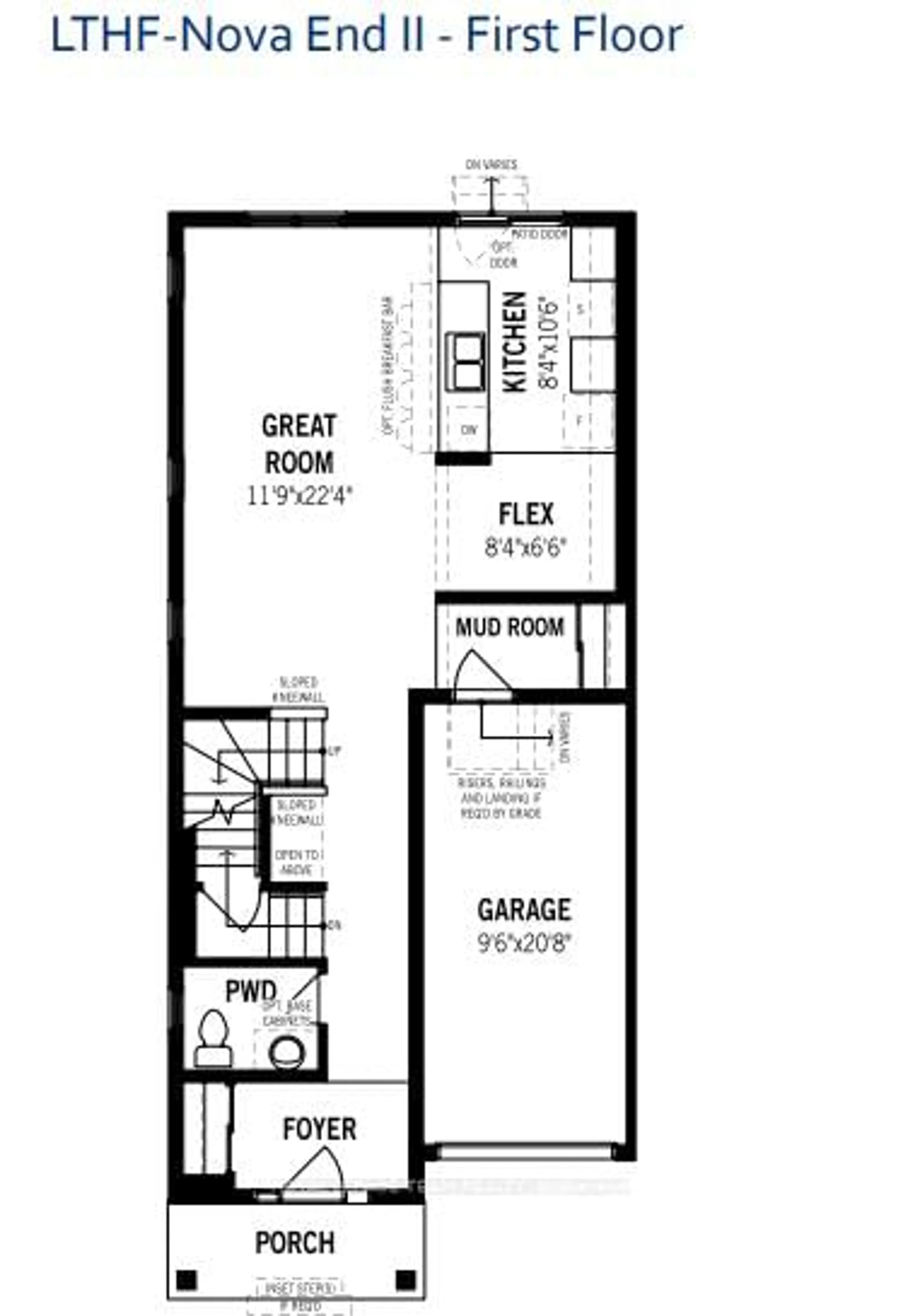 Floor plan for Lot 3637 De Pencier Dr, North Grenville Ontario K0G 1J0