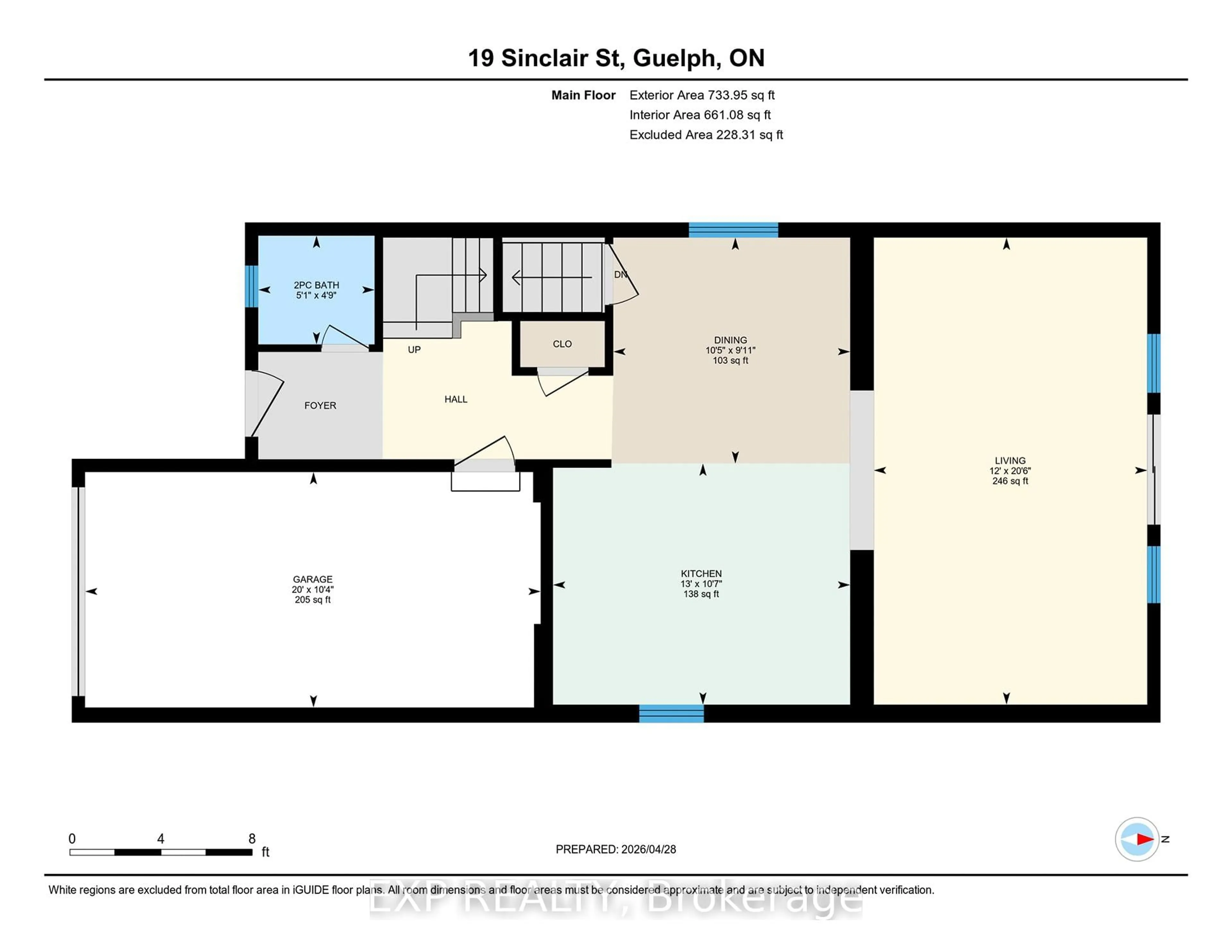 Floor plan for 19 Sinclair St, Guelph Ontario N1L 1S1