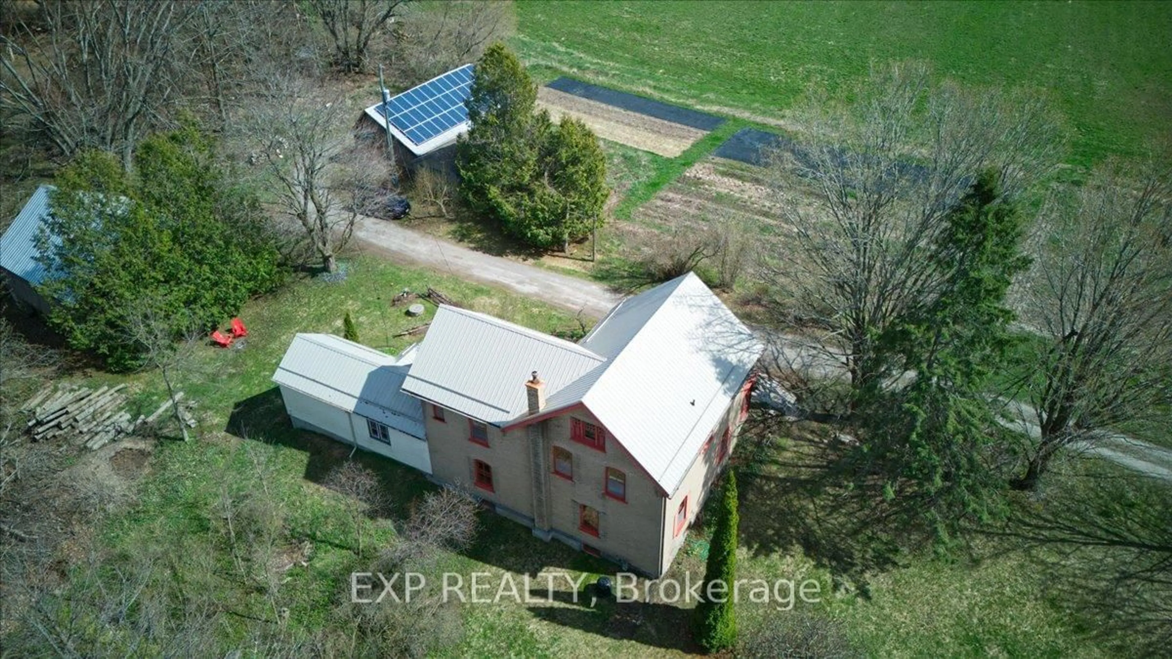 A pic from outside/outdoor area/front of a property/back of a property/a pic from drone, building for 3749 Wallace Point Rd, Otonabee-South Monaghan Ontario K9J 6Y3
