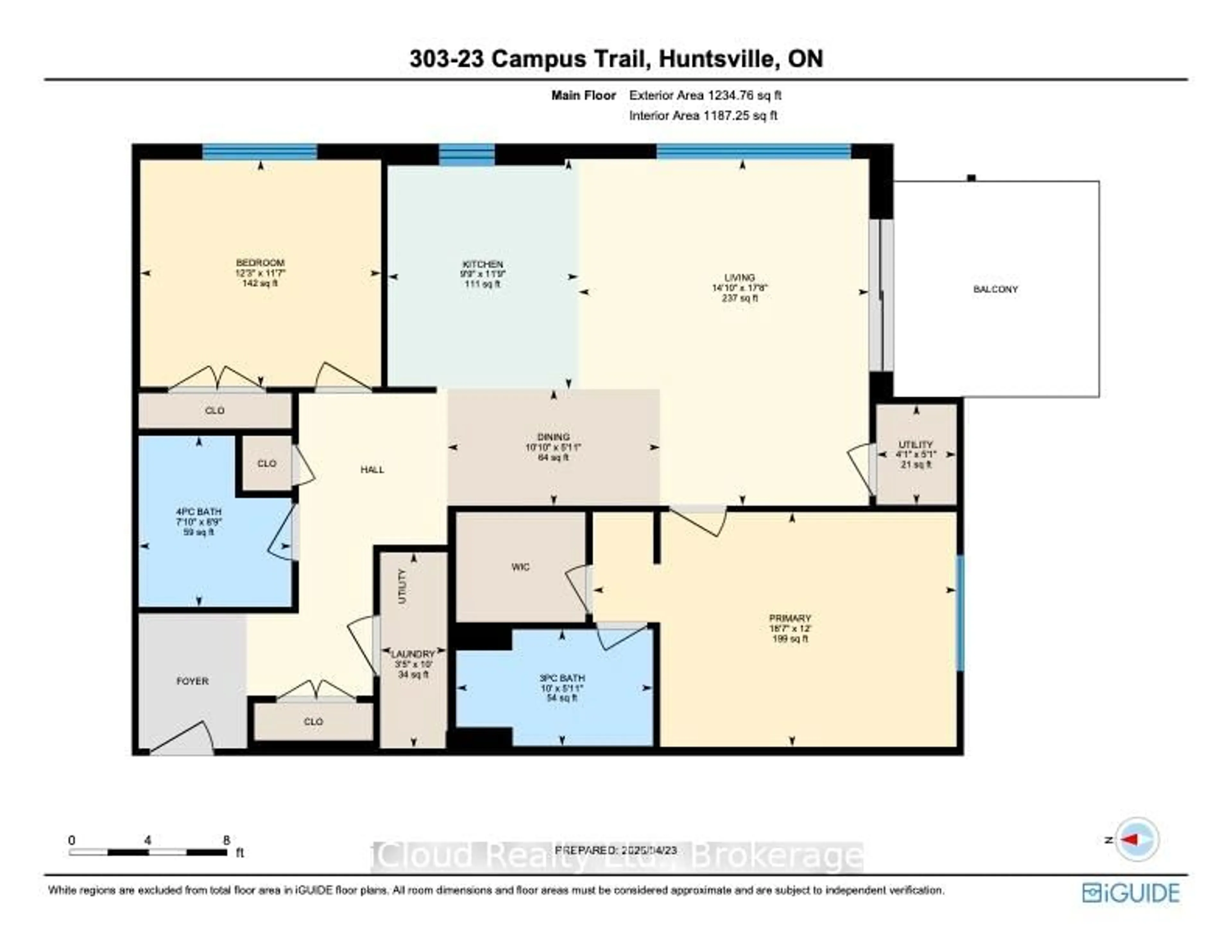 Floor plan for 23 Campus Tr #303, Huntsville Ontario P1H 0B3