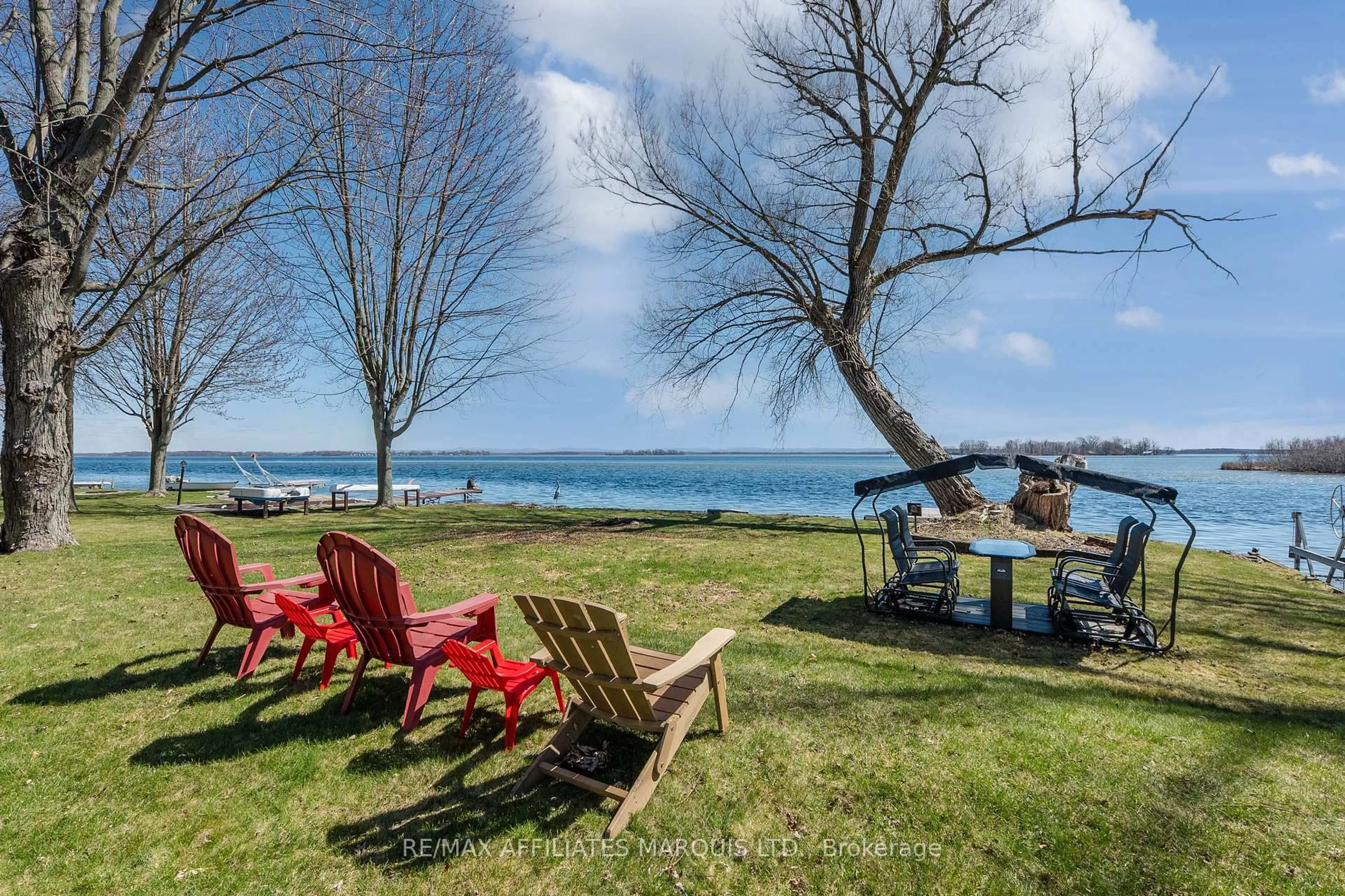 Patio, water/lake/river/ocean view for 11 Hamilton Island Rd, South Glengarry Ontario K0C 2E0