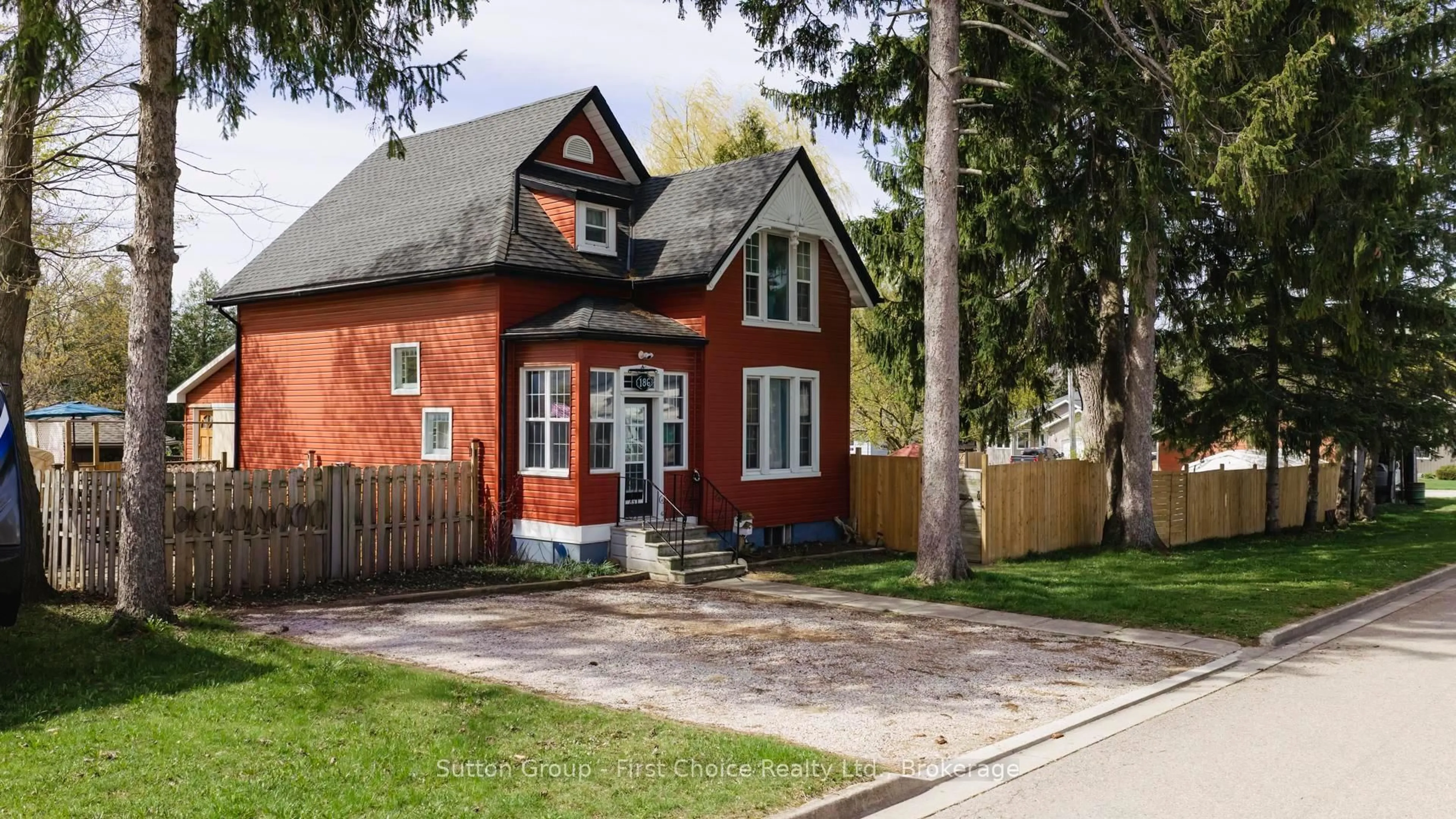 Home with brick exterior material, street for 186 Alma St, Central Huron Ontario N0M 1L0