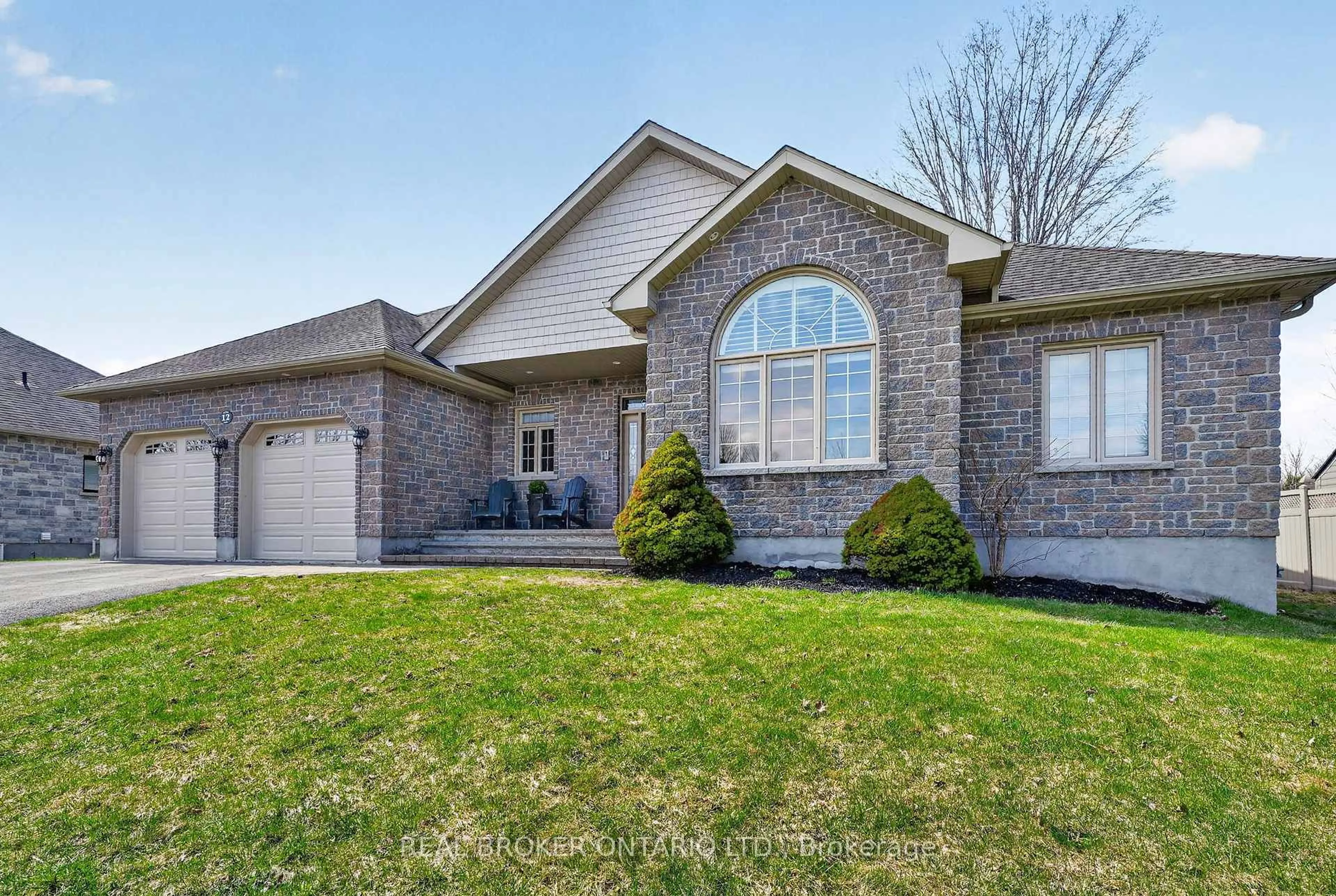 Home with brick exterior material, street for 12 Penny Lane, South Stormont Ontario K0C 1P0