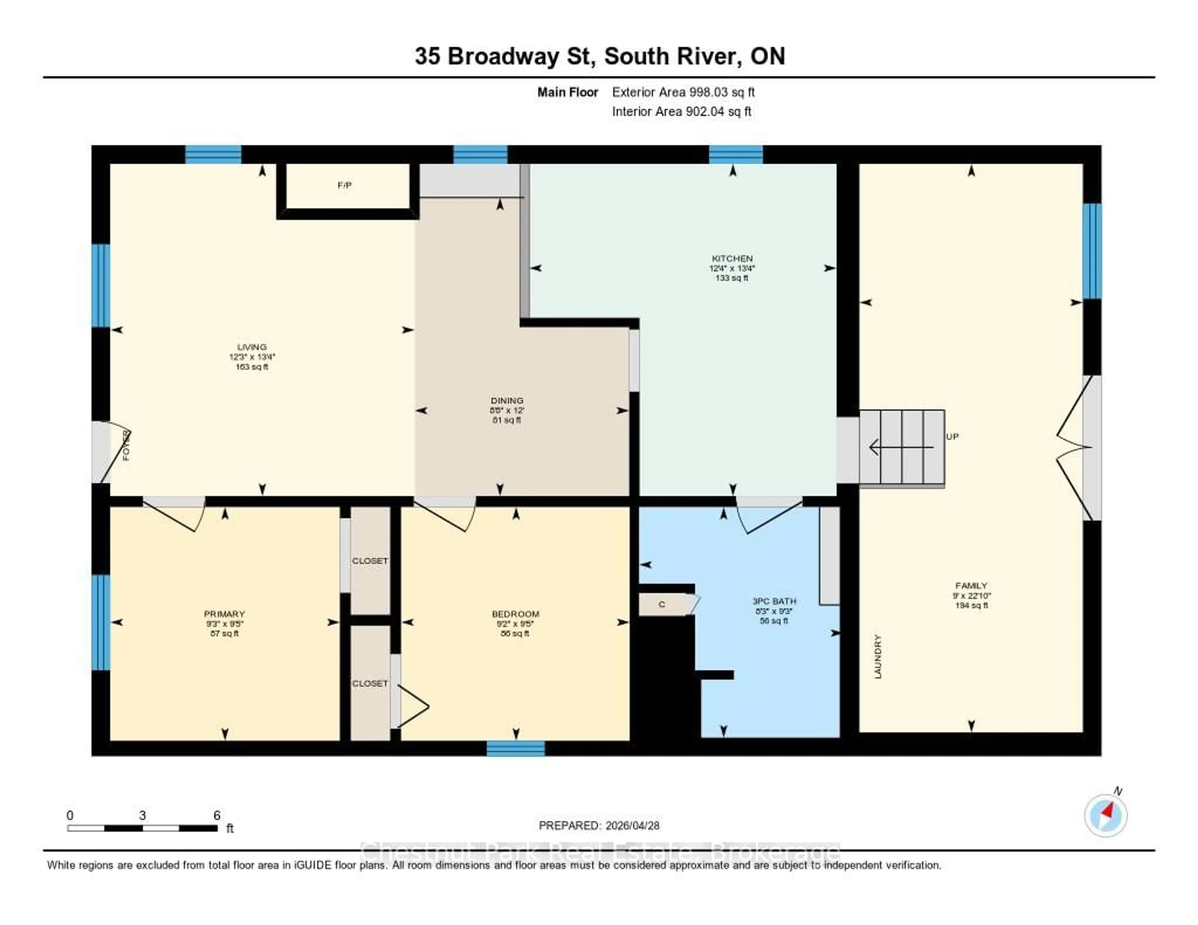 Floor plan for 35 Broadway St, South River Ontario P0A 1X0