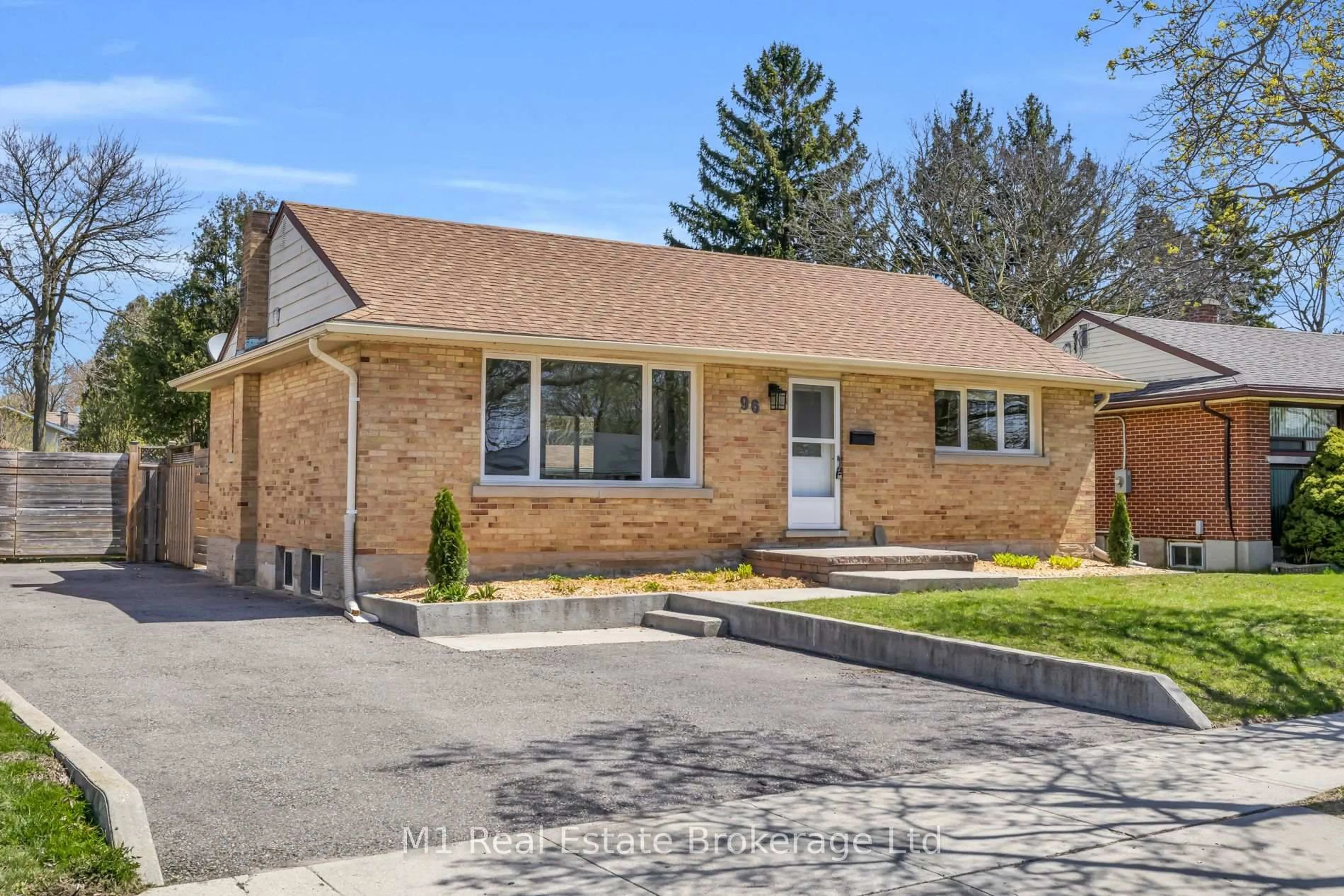 Home with brick exterior material, street for 96 Siebert Ave, Kitchener Ontario N2C 2A8