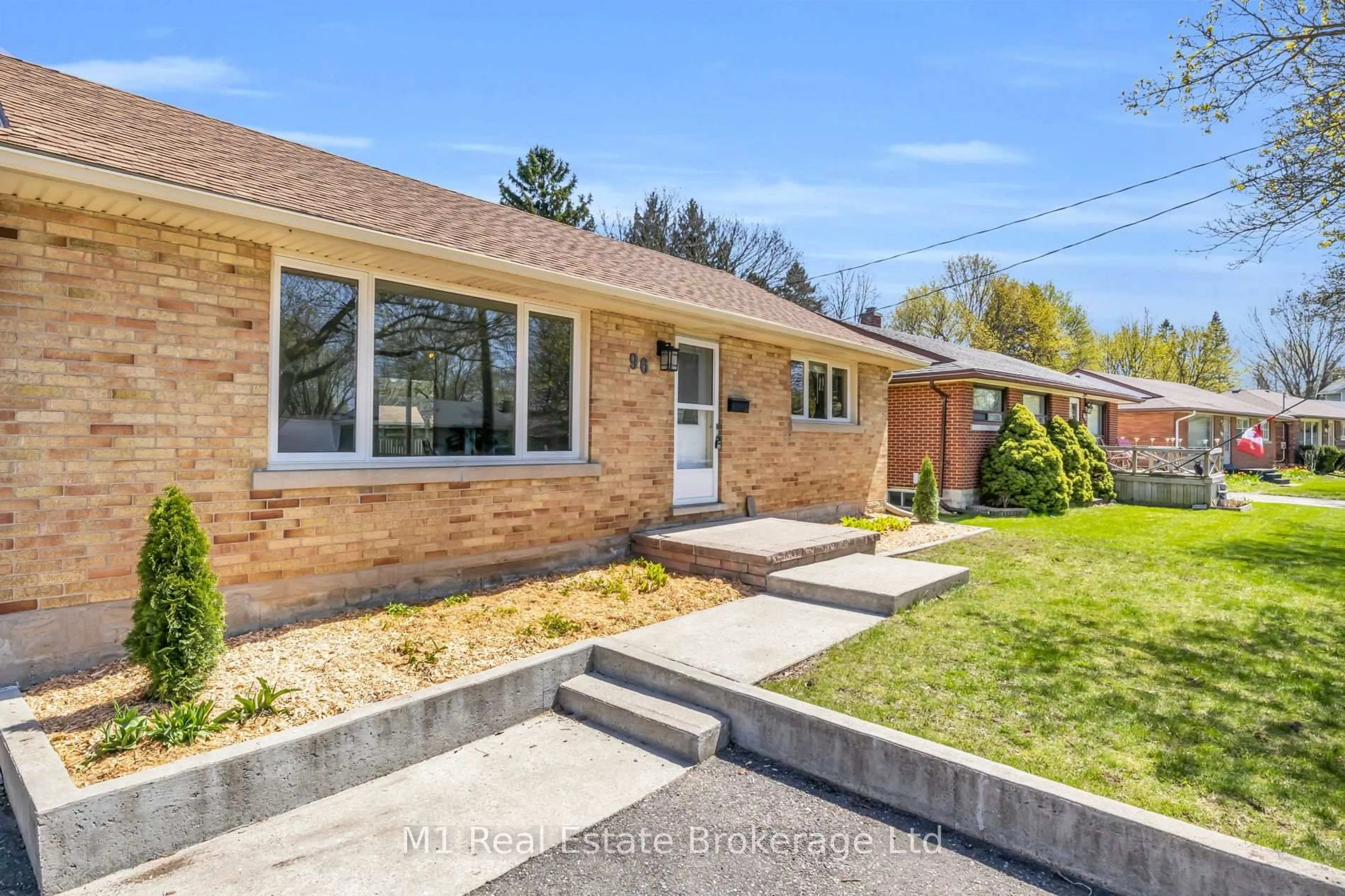 Home with brick exterior material, street for 96 Siebert Ave, Kitchener Ontario N2C 2A8