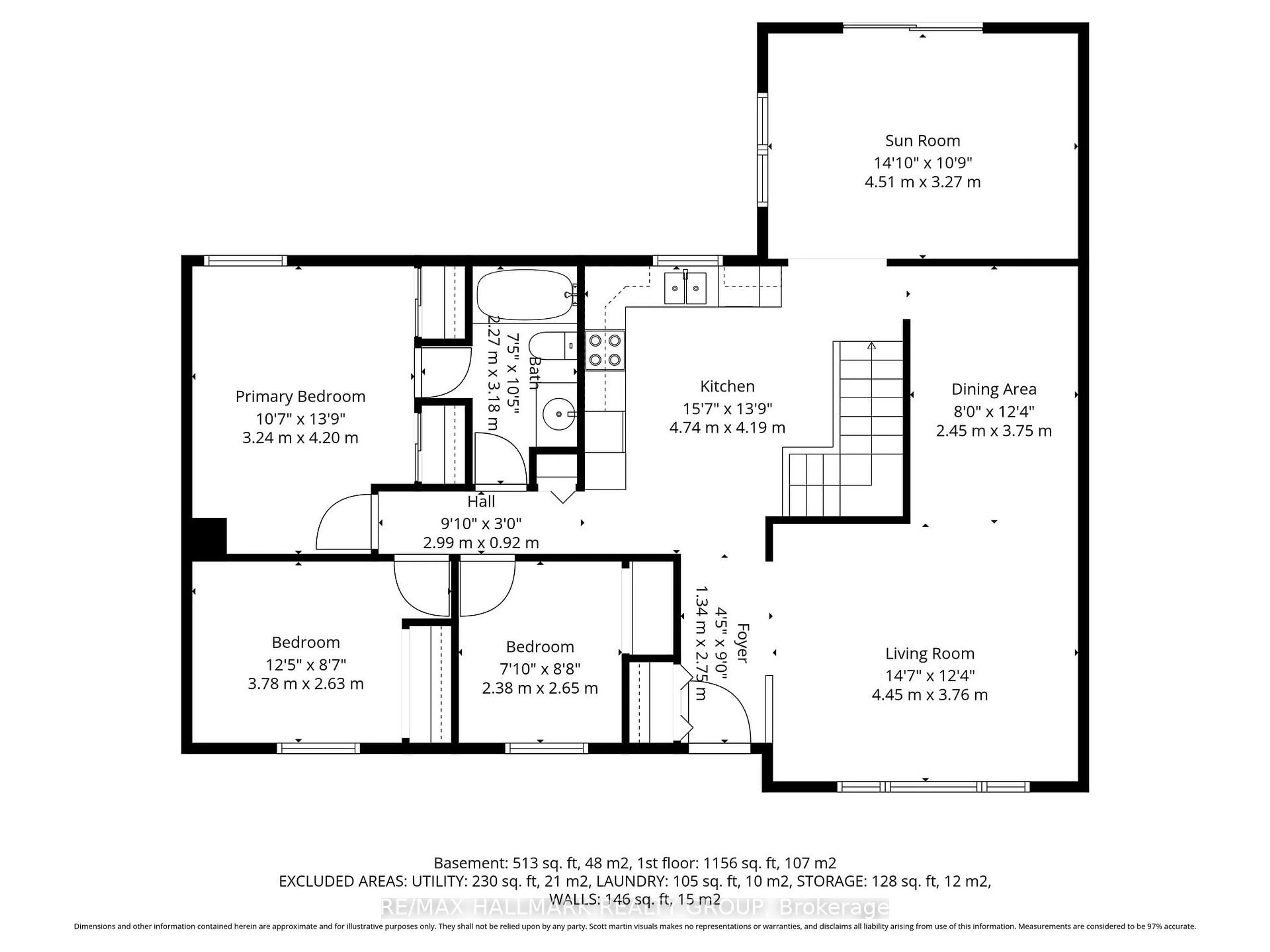 Floor plan for 15 Elm Ave, Russell Ontario K4R 1B3