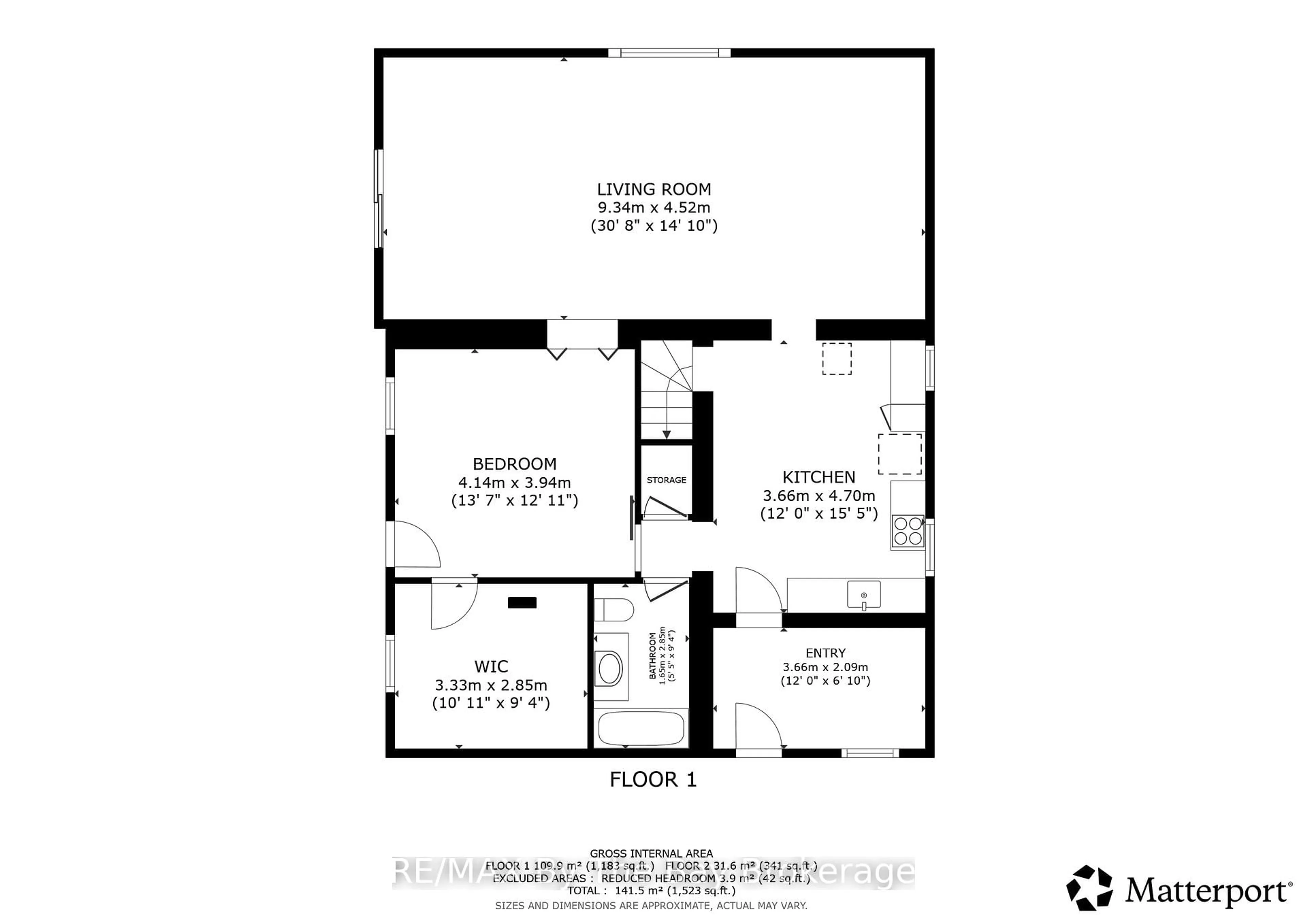 Floor plan for 150 Daniel St, Erin Ontario N0B 1T0