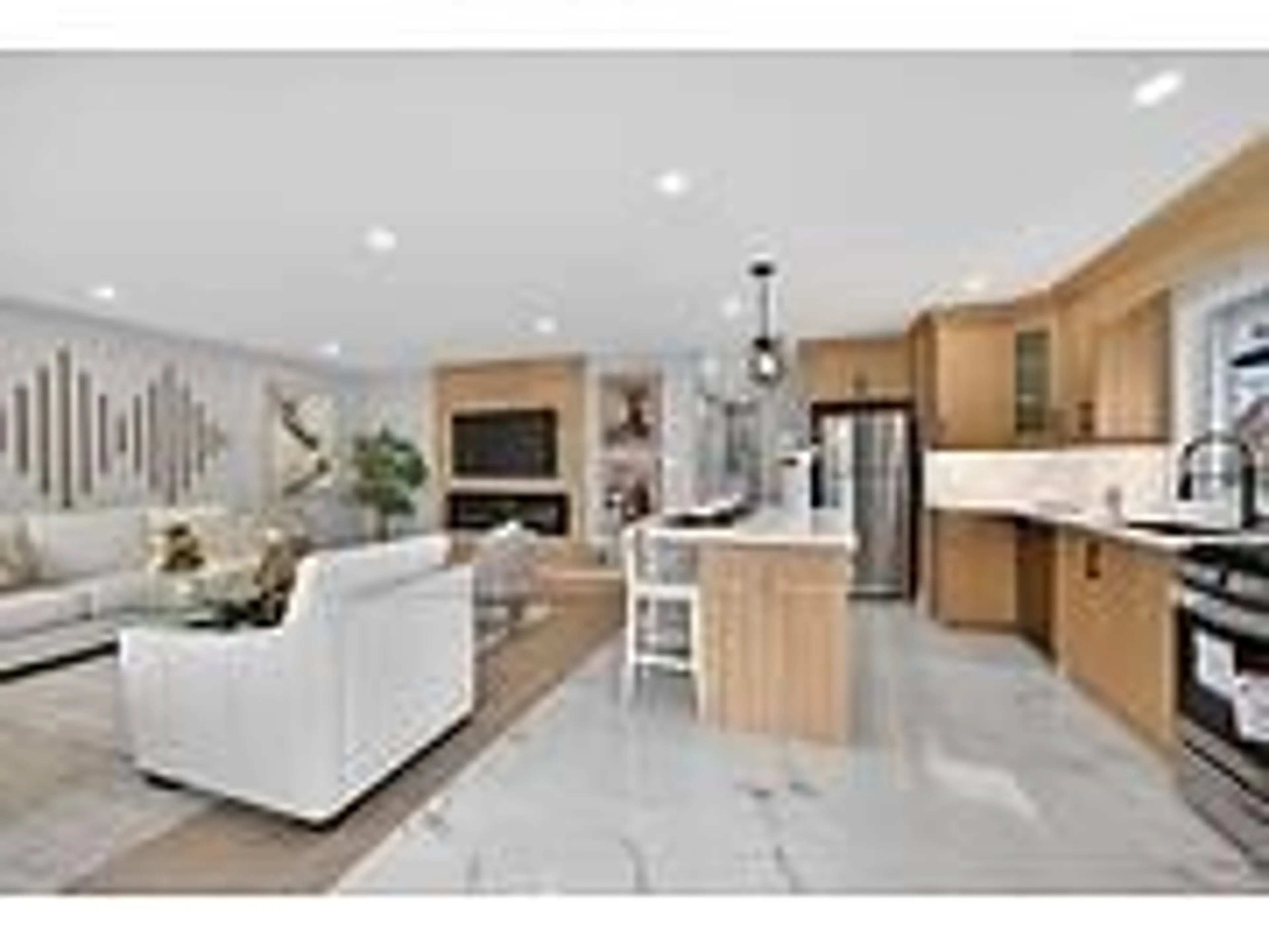 Open concept kitchen, ceramic/tile floor for 170 Fernwood Cres, Hamilton Ontario L8T 3L4
