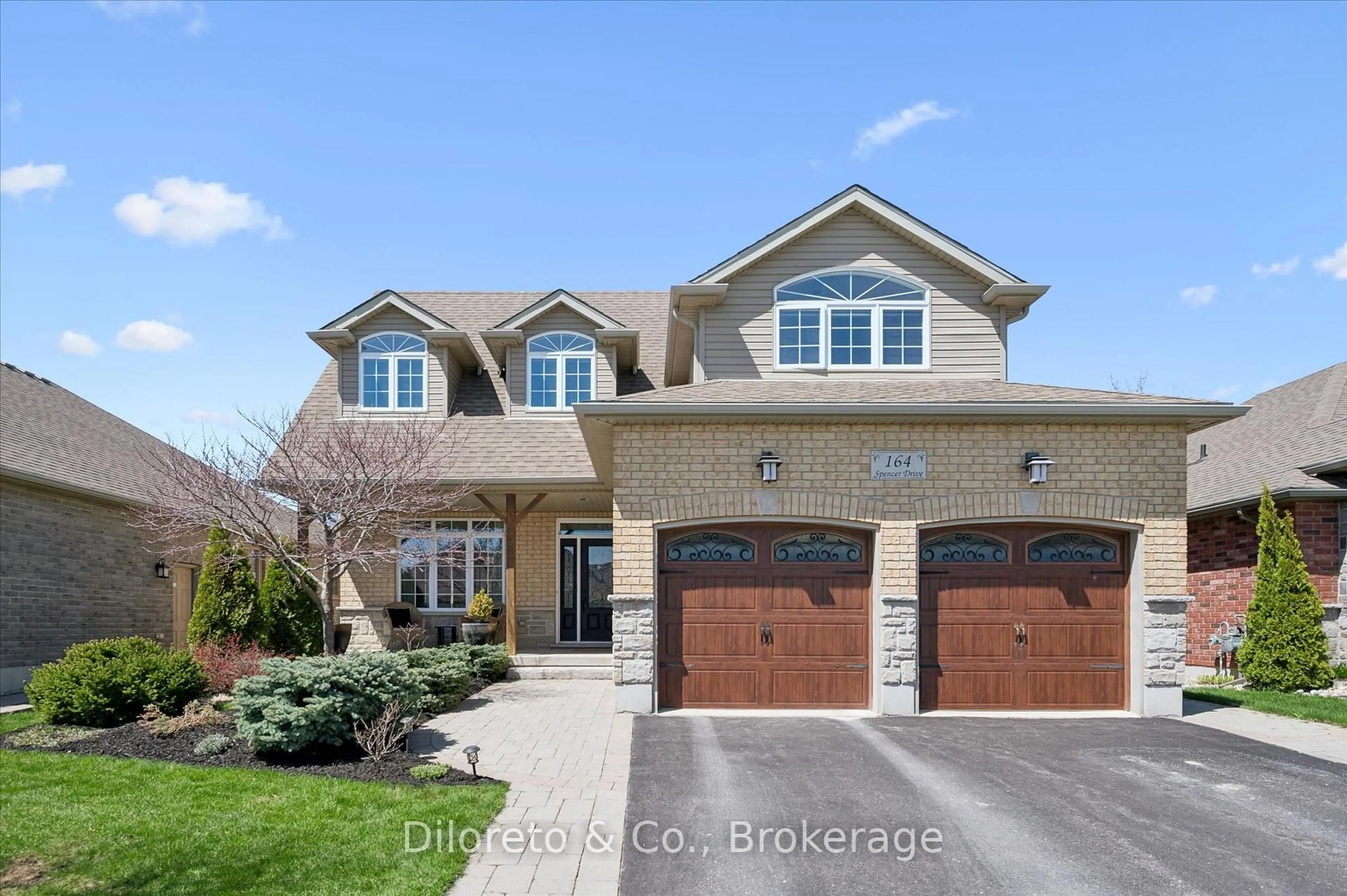 Home with brick exterior material, street for 164 Spencer Dr, Centre Wellington Ontario N0B 1S0