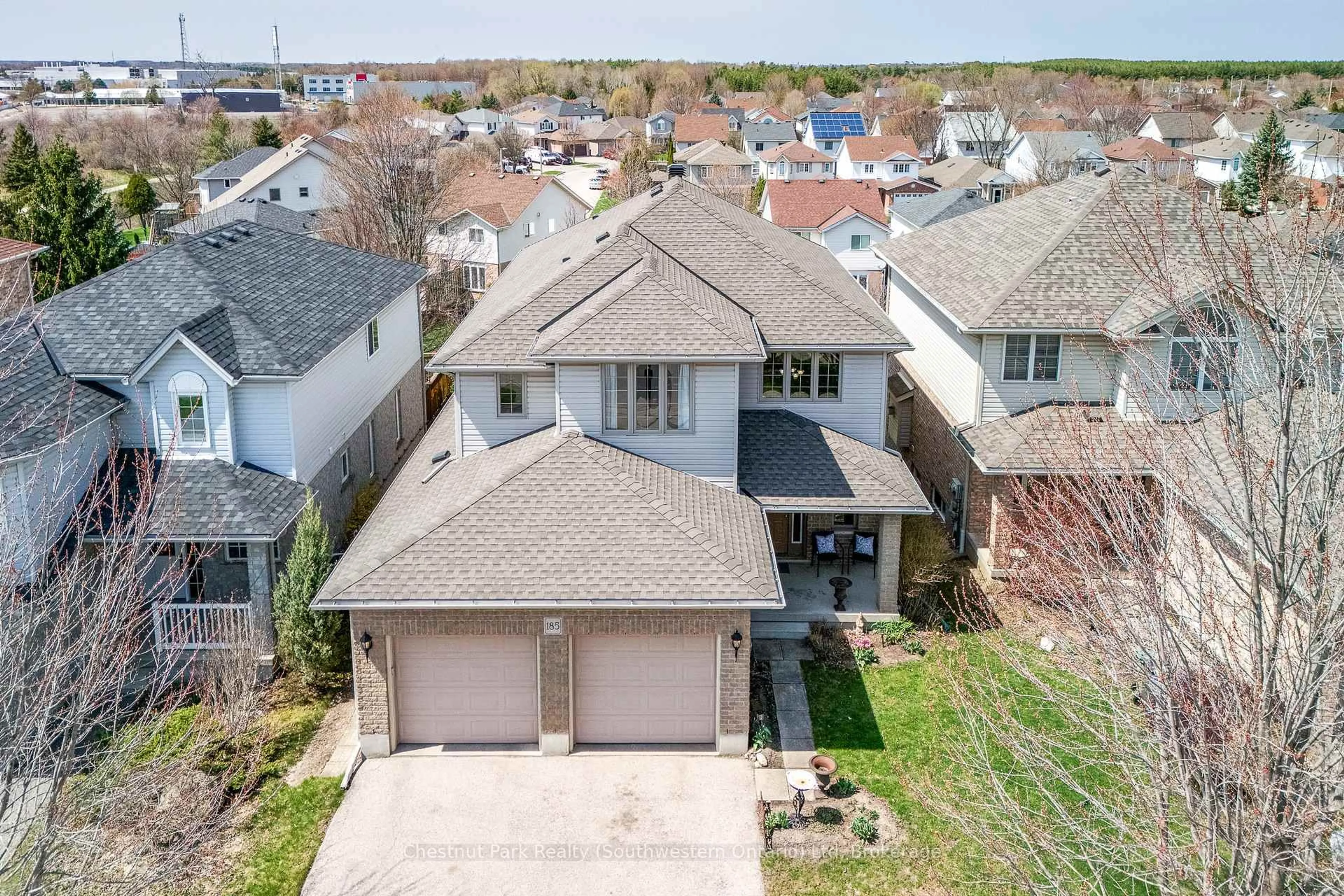 A pic from outside/outdoor area/front of a property/back of a property/a pic from drone, street for 185 Clair Rd, Guelph Ontario N1L 0A7