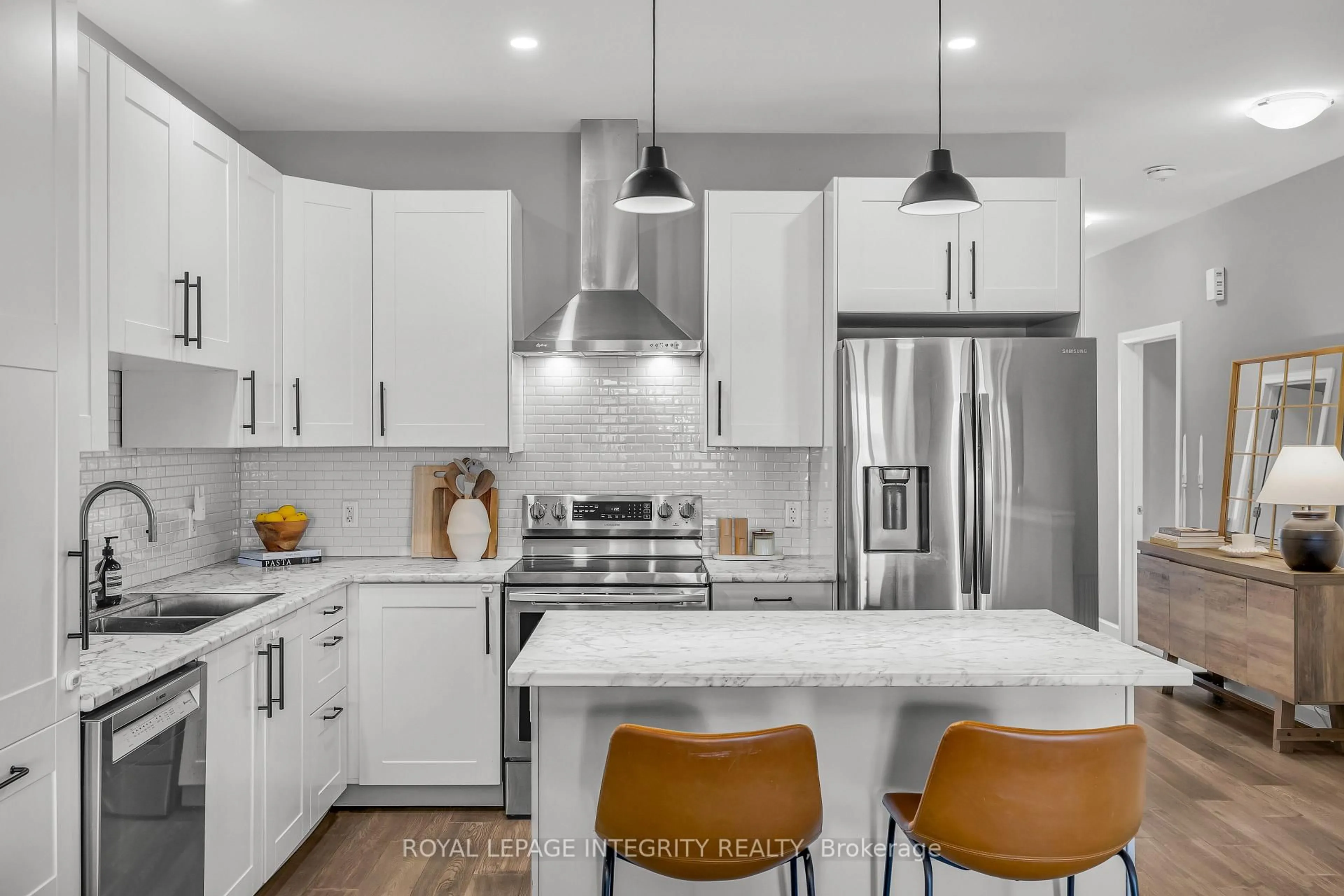 Contemporary kitchen, ceramic/tile floor for 440 Arora Cres, North Dundas Ontario K0C 2K0