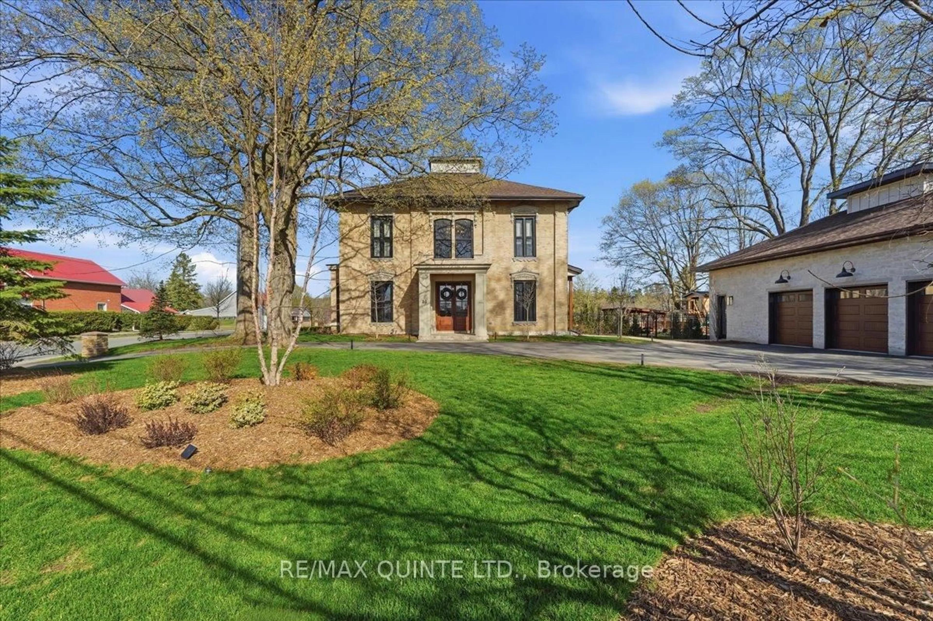 A pic from outside/outdoor area/front of a property/back of a property/a pic from drone, unknown for 88 Bridge St, Prince Edward County Ontario K0K 2T0