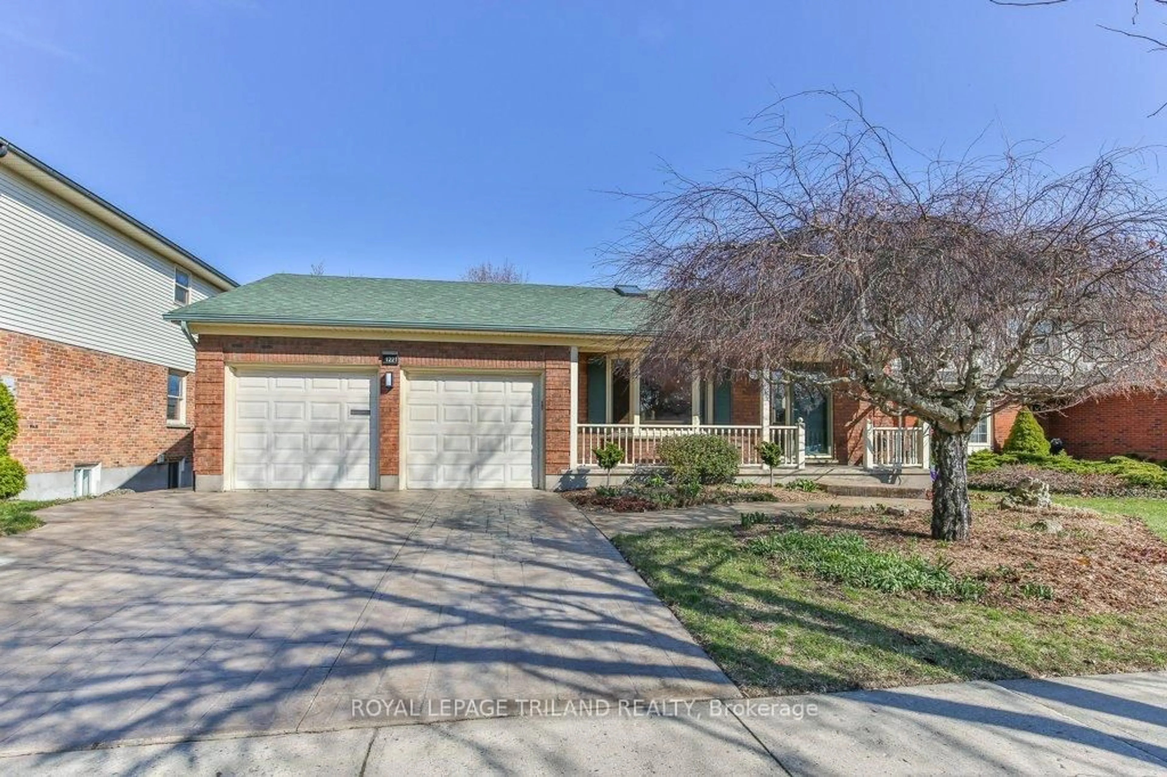 Home with brick exterior material, street for 1221 GLENORA Dr, London North Ontario N5X 2P6