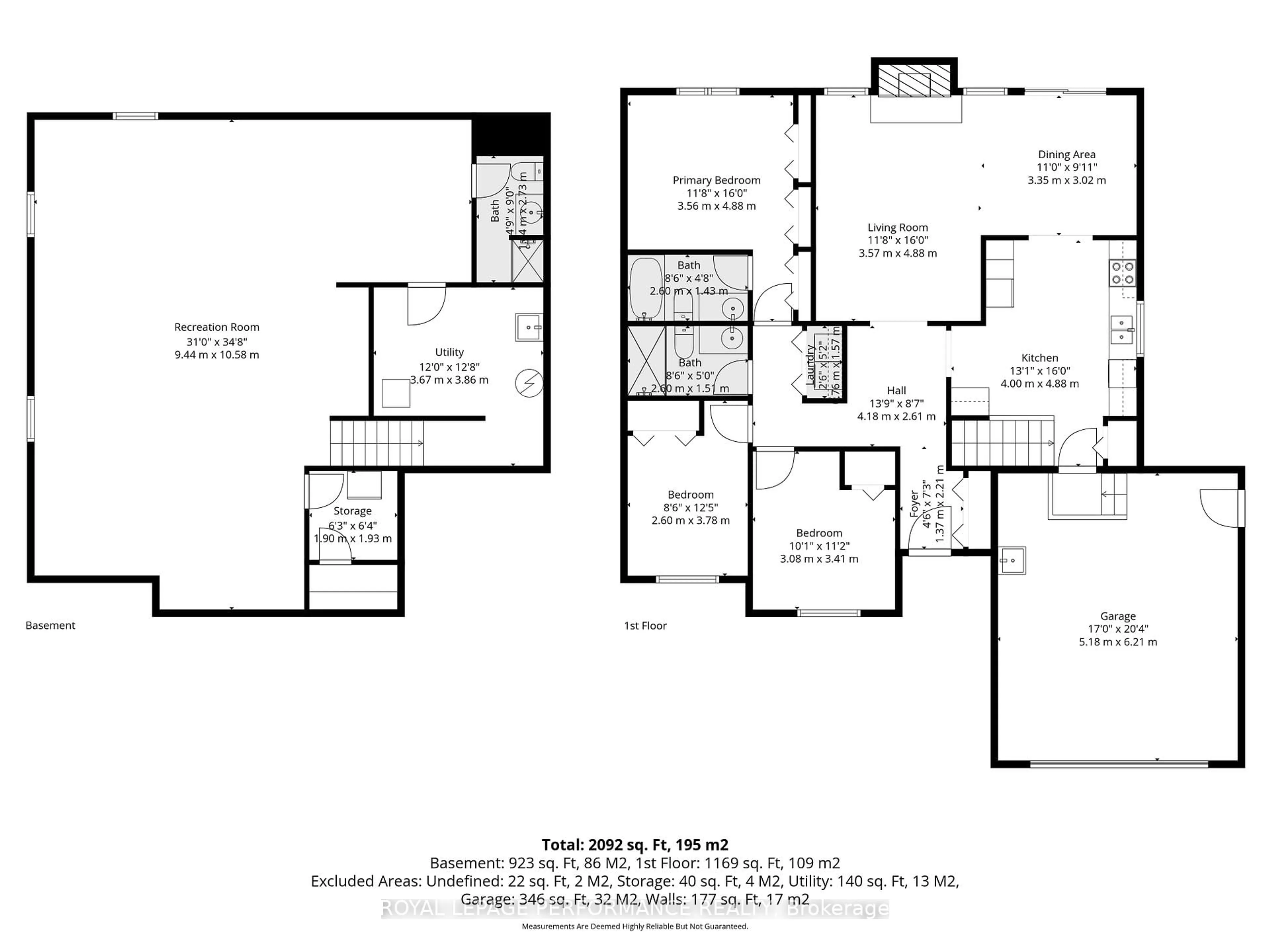 Floor plan for 674 Hamilton Cres, Cornwall Ontario K6H 7B5