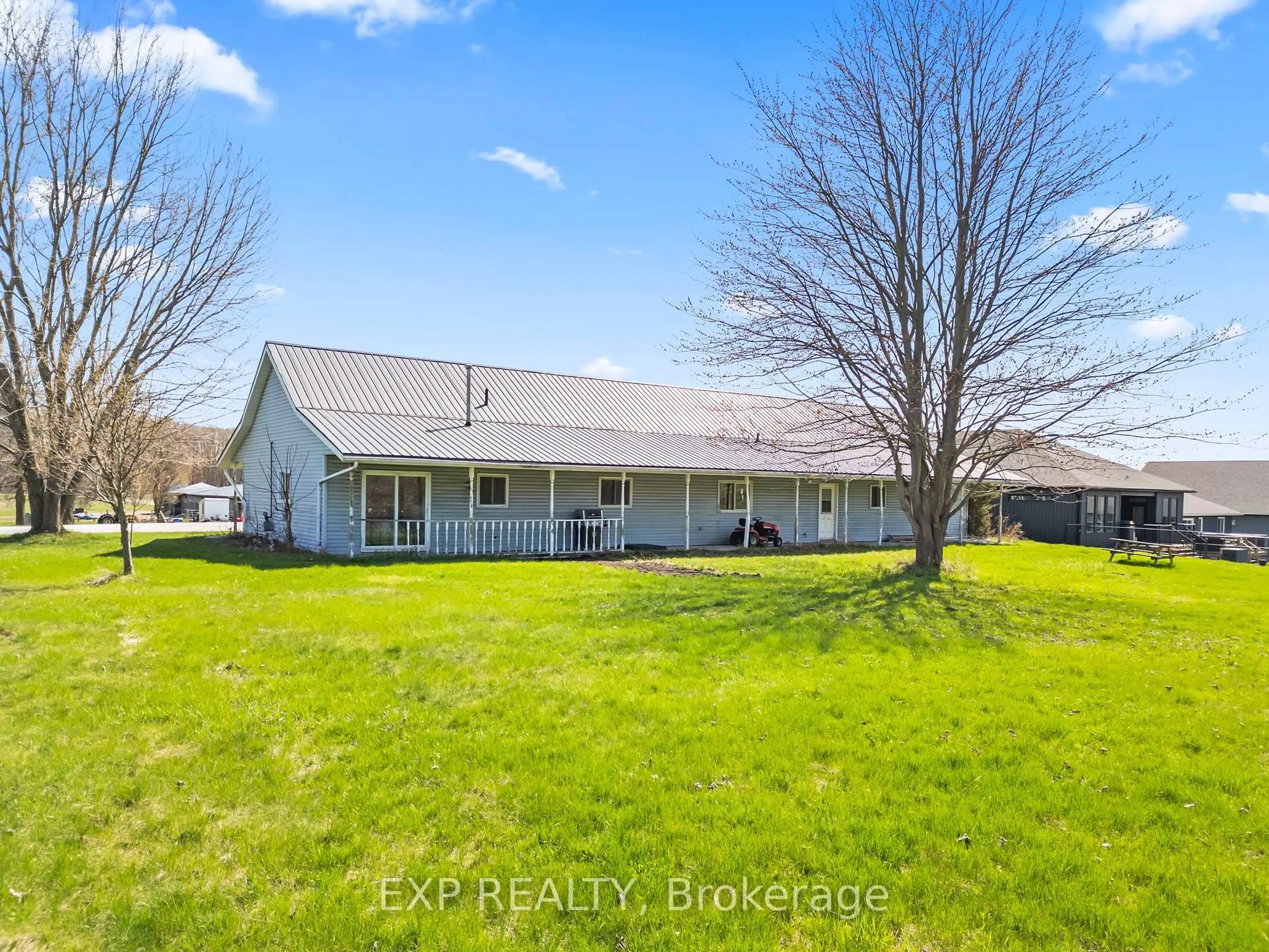 A pic from outside/outdoor area/front of a property/back of a property/a pic from drone, water/lake/river/ocean view for 10 Hillcrest Dr, Quinte West Ontario K8V 0M6