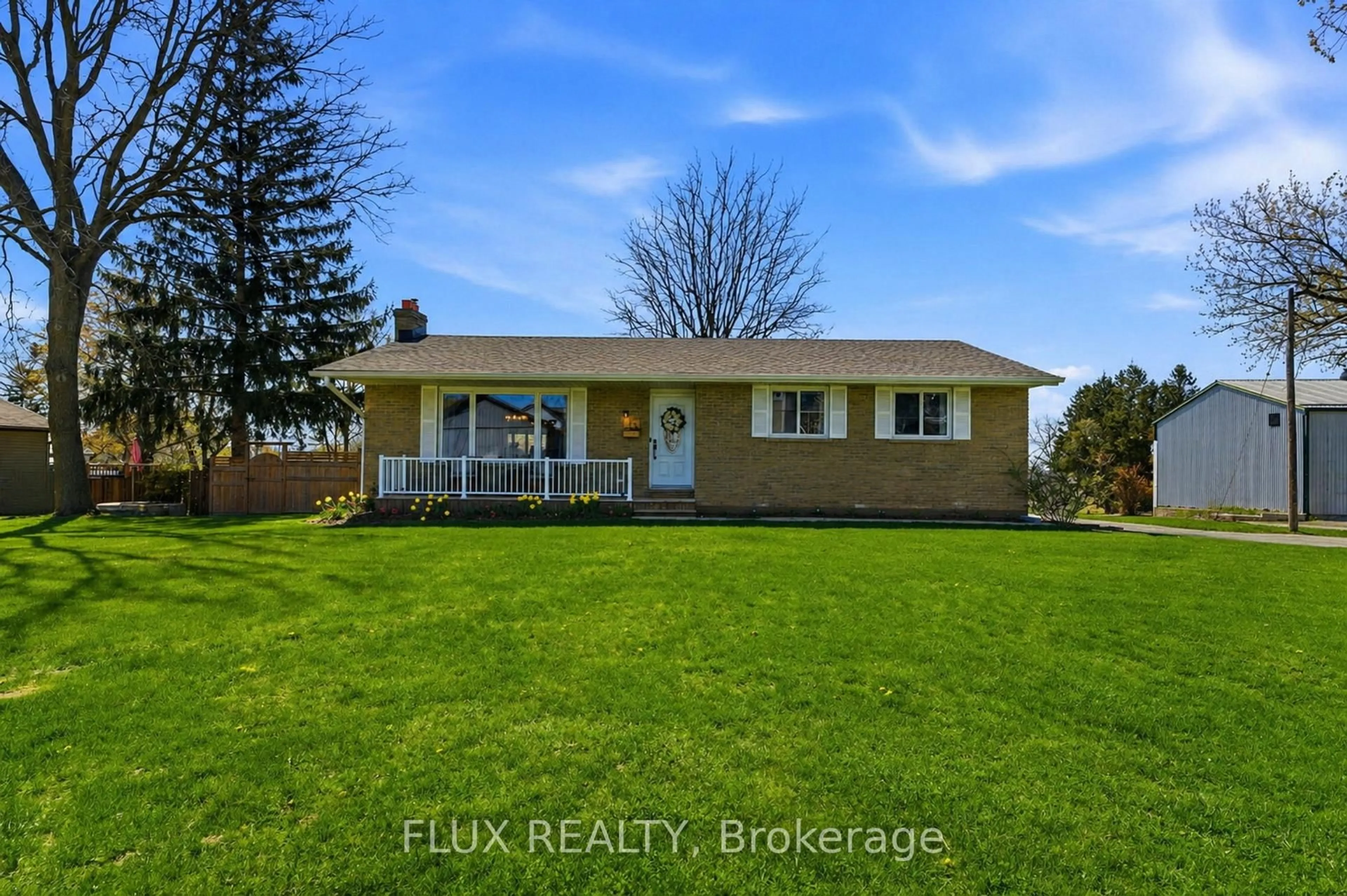 A pic from outside/outdoor area/front of a property/back of a property/a pic from drone, water/lake/river/ocean view for 16 Muma St, Blandford-Blenheim Ontario N0J 1G0