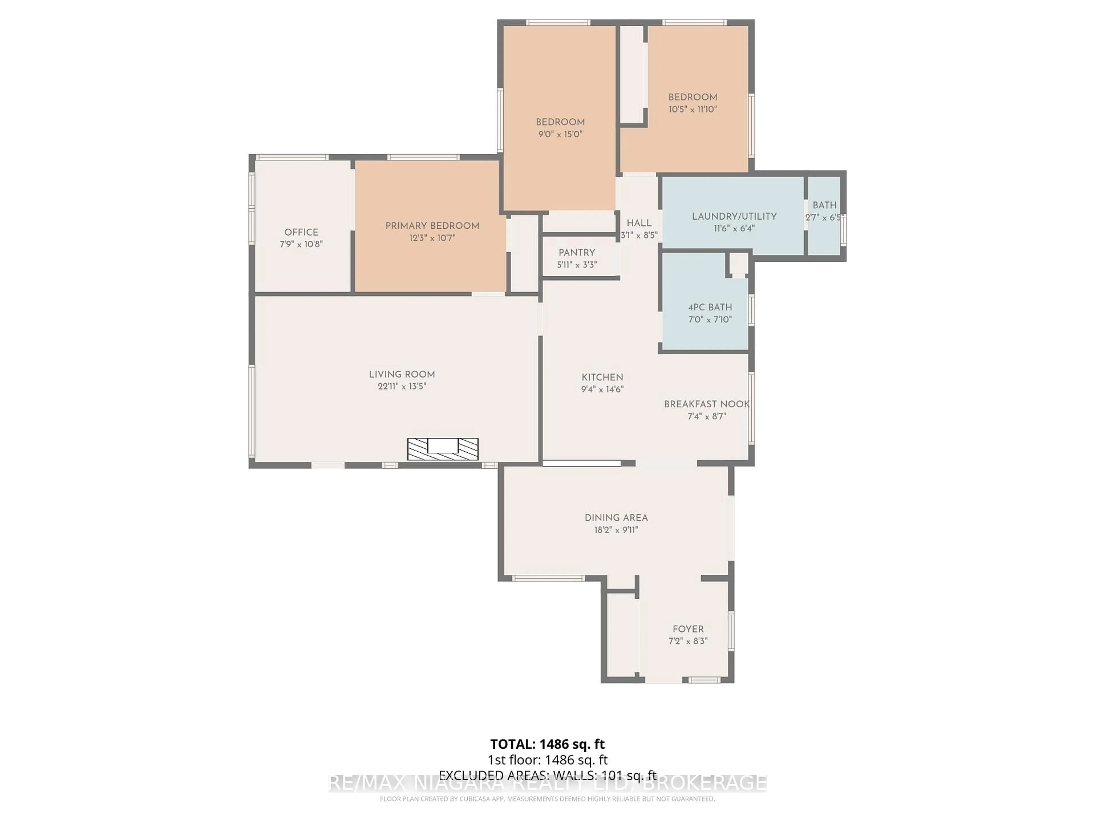Floor plan for 3039 Shawnee Tr, Fort Erie Ontario L0S 1N0