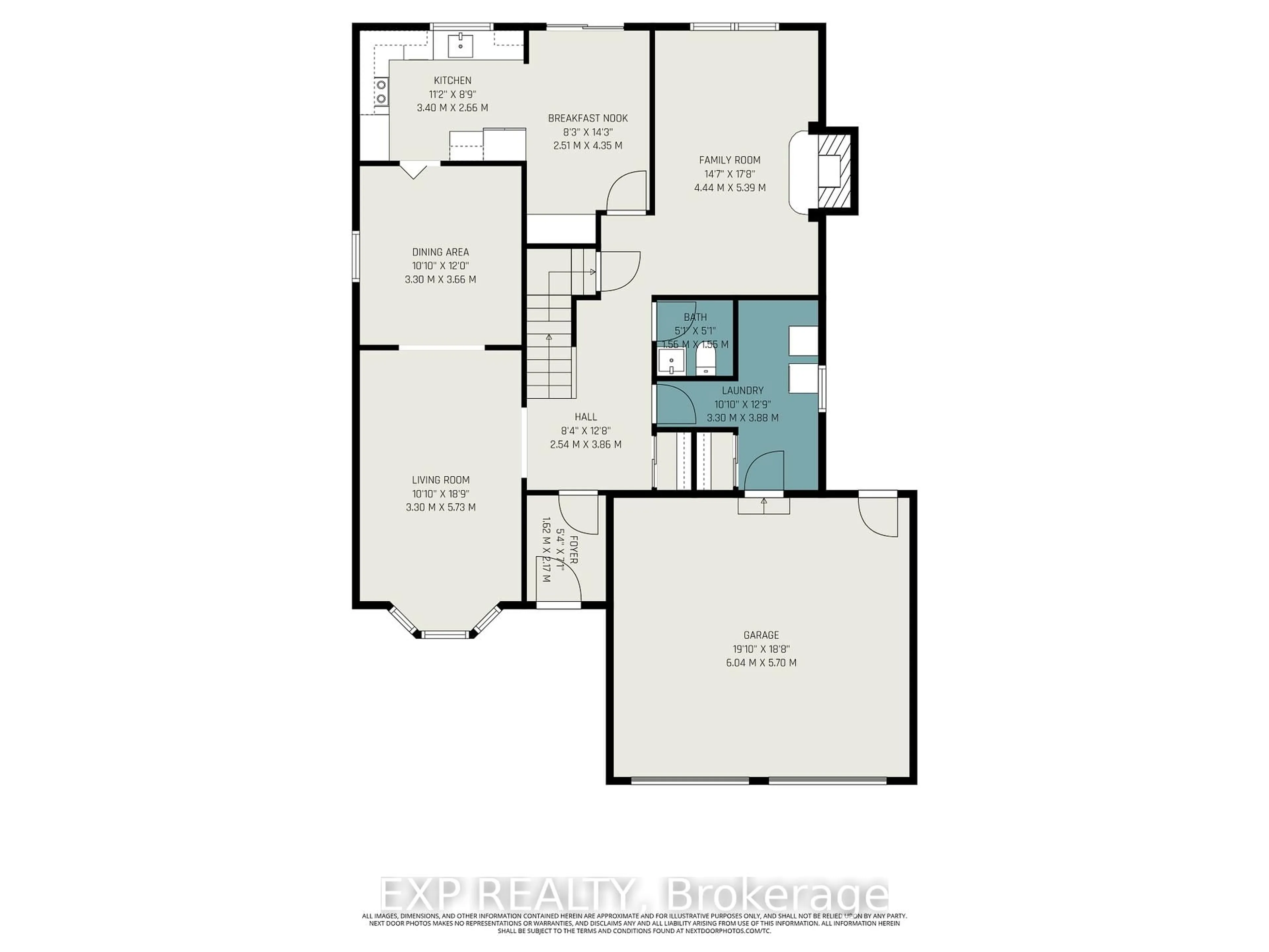 Floor plan for 865 Acadian Gdns, Ottawa Ontario K1C 2V7