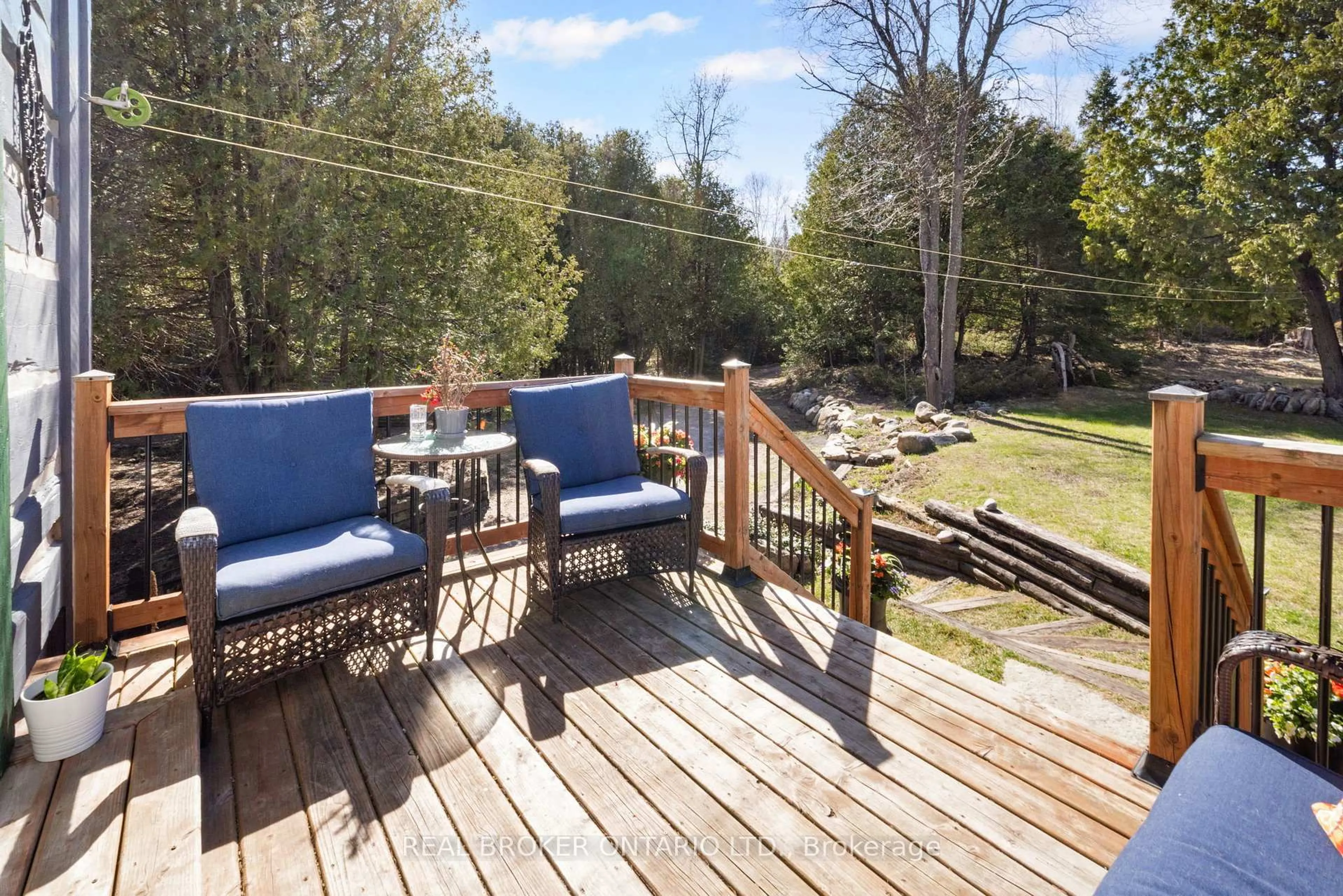 Patio, water/lake/river/ocean view for 2538 Darling Rd, Clayton Ontario K0A 1P0