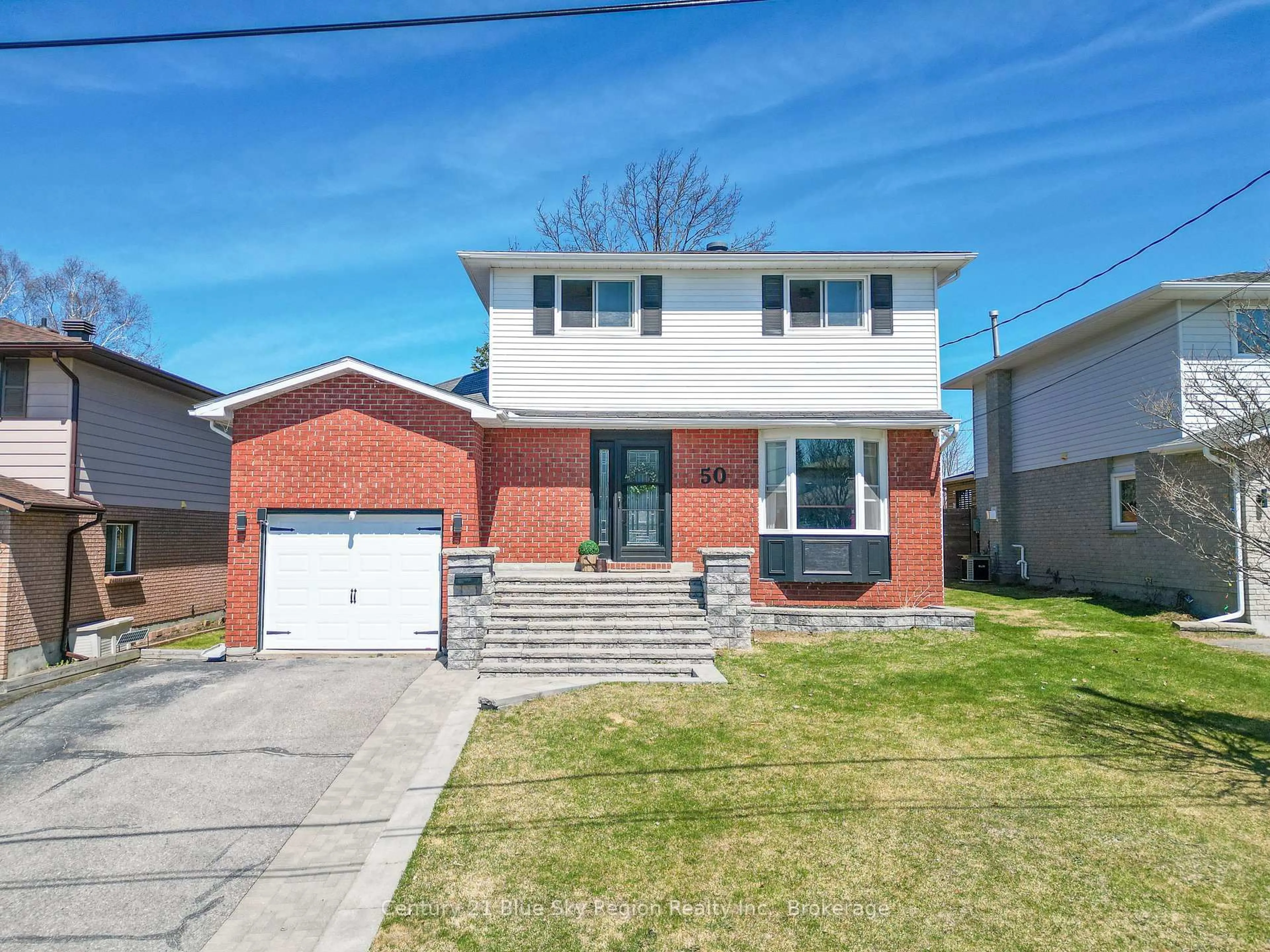Home with brick exterior material, street for 50 Sable Cres, North Bay Ontario P1A 3X7