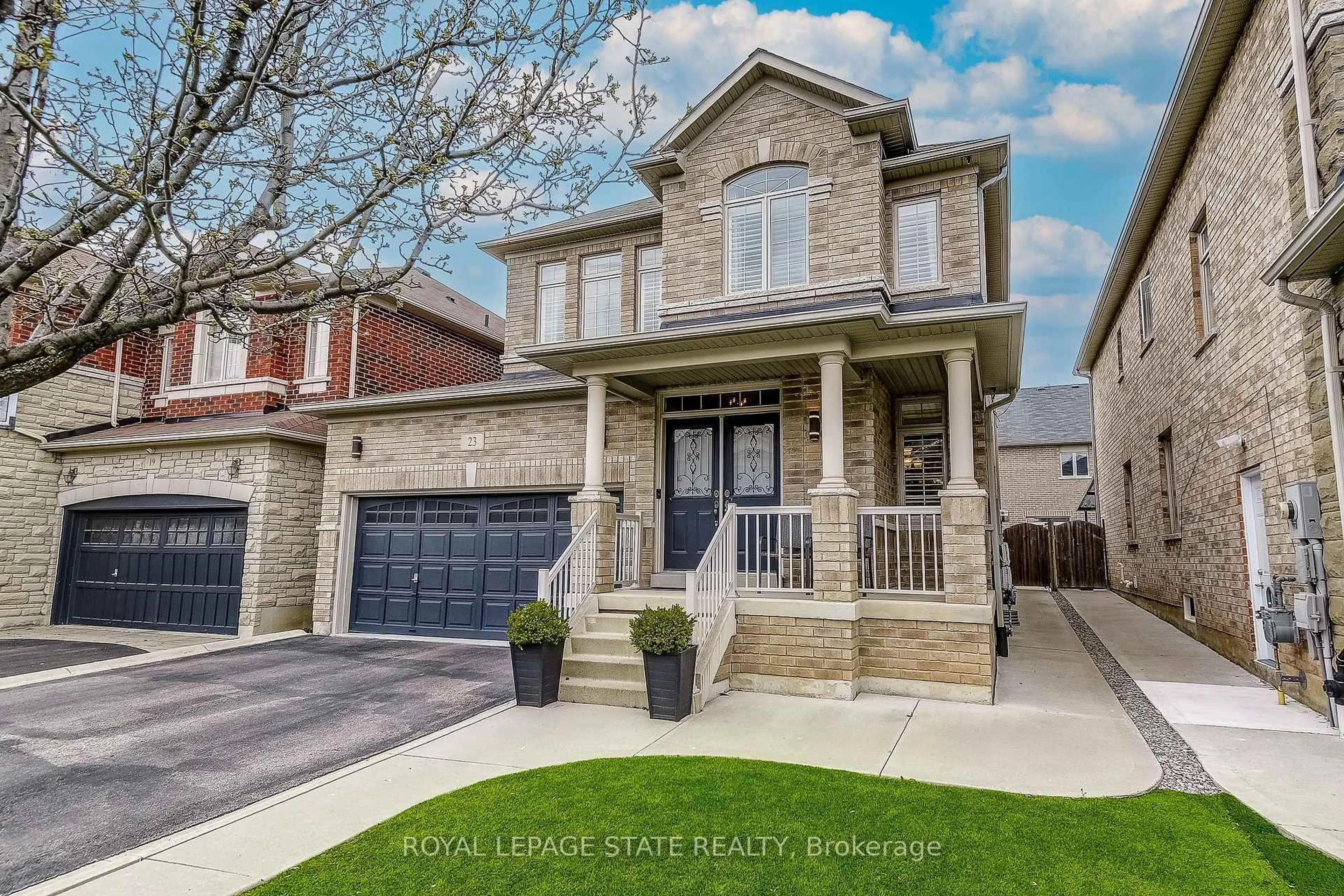 Home with brick exterior material, street for 23 McKnight Ave, Hamilton Ontario L8B 0R5